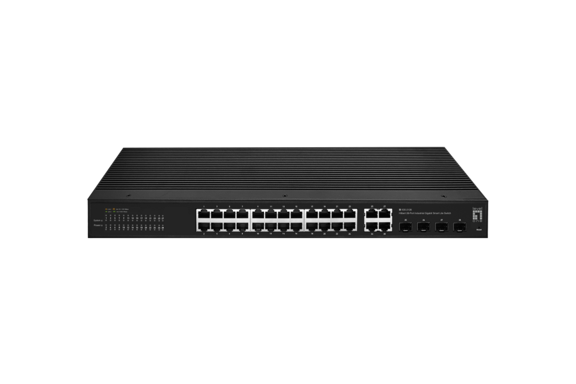 Hilbert 28-Port Industrial Smart Lite Gigabit Switch