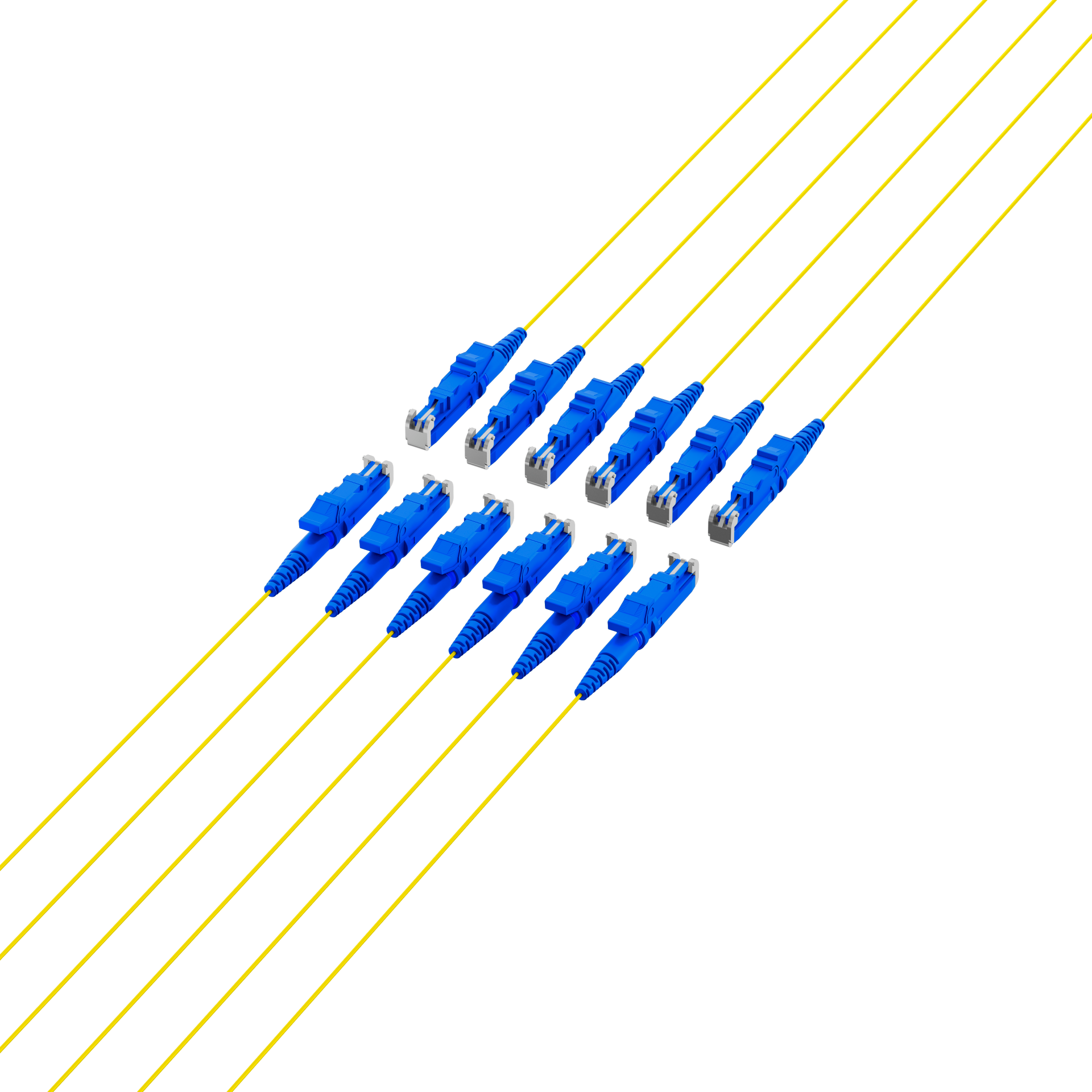 Faserpigtail E2000® OS2 G652D-Gelb 2m - 1 Stück