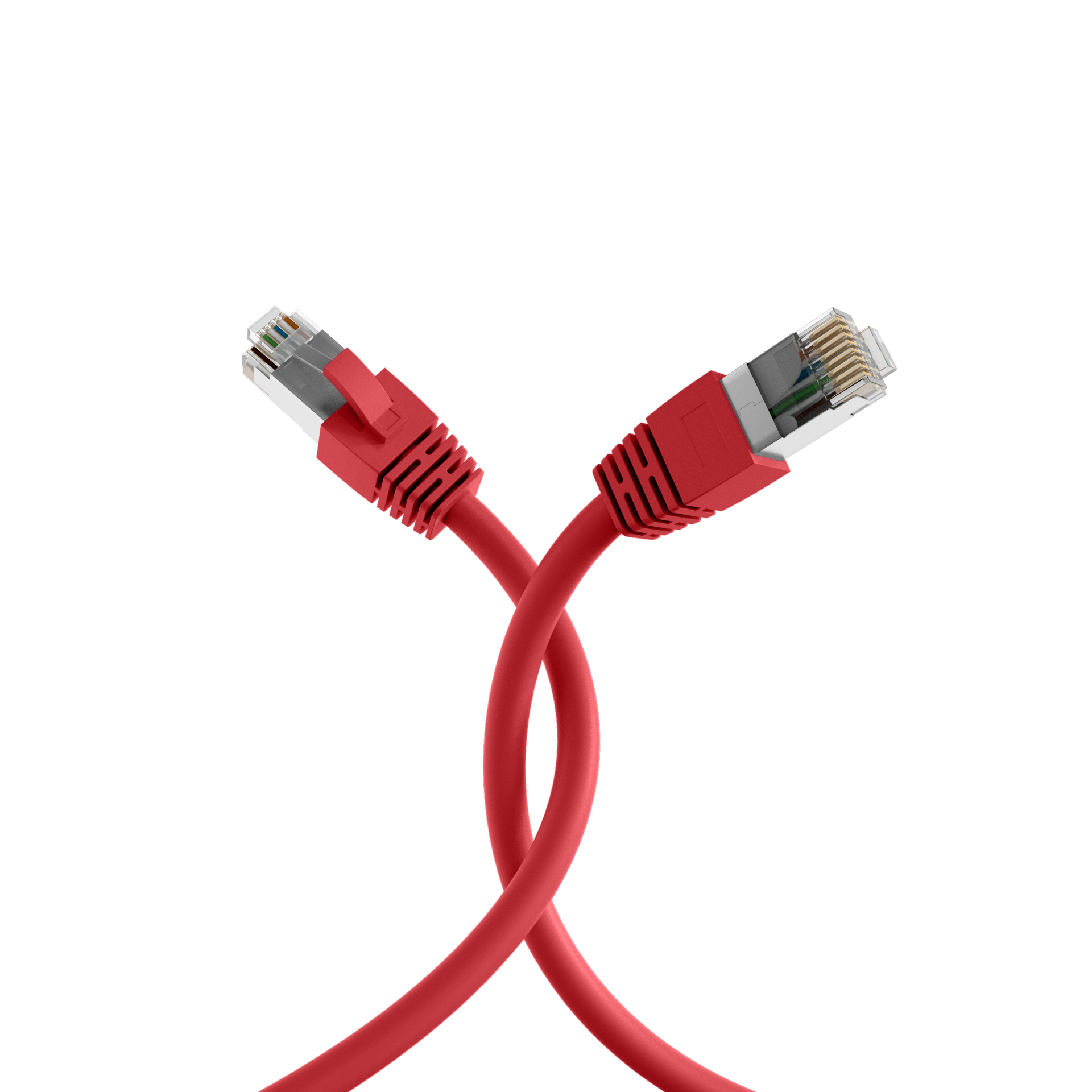 RJ45 Patchkabel Cat.8.1 S/FTP LSZH BC rot 10m