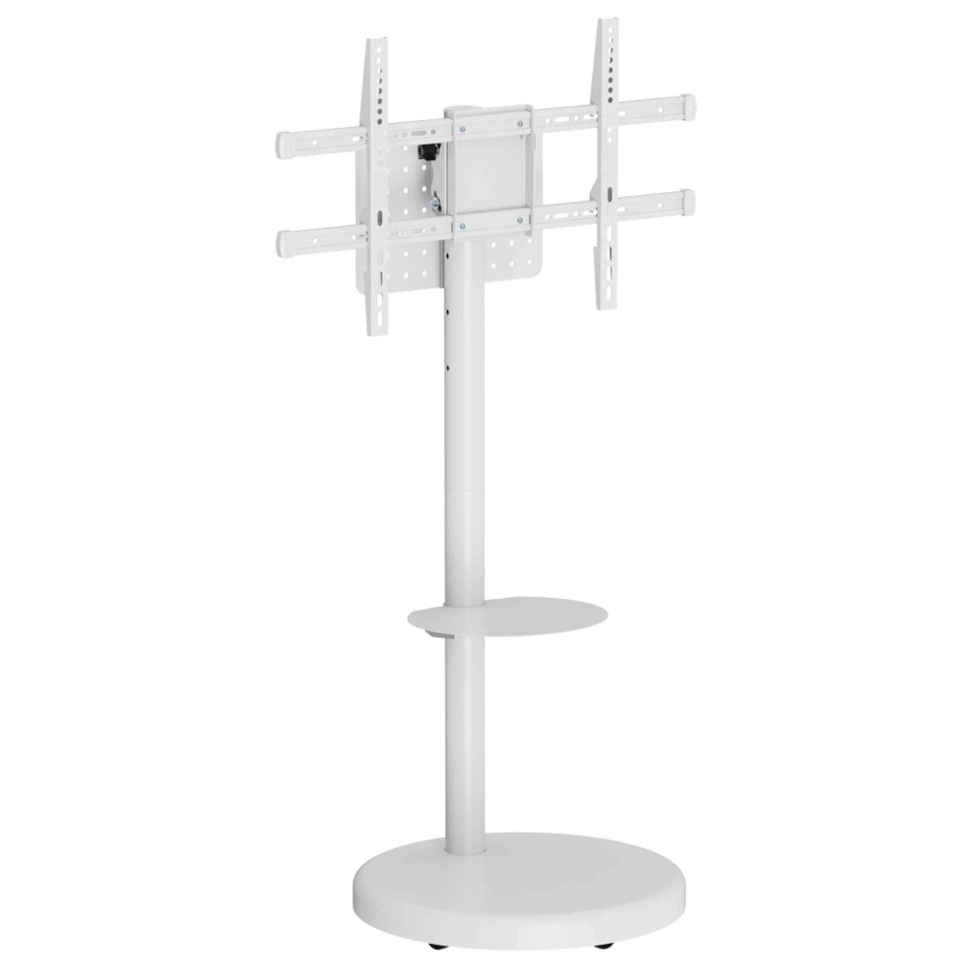 TV Trolley for LED TVs 37-86 inches, with shelf white 