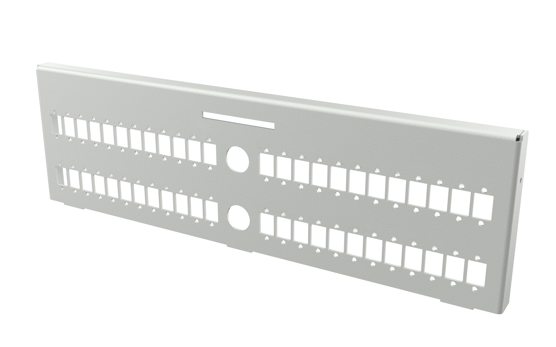 Verteilerplatte 48 SC-Simplex für Wandverteiler 53604.1V2 (32cm )