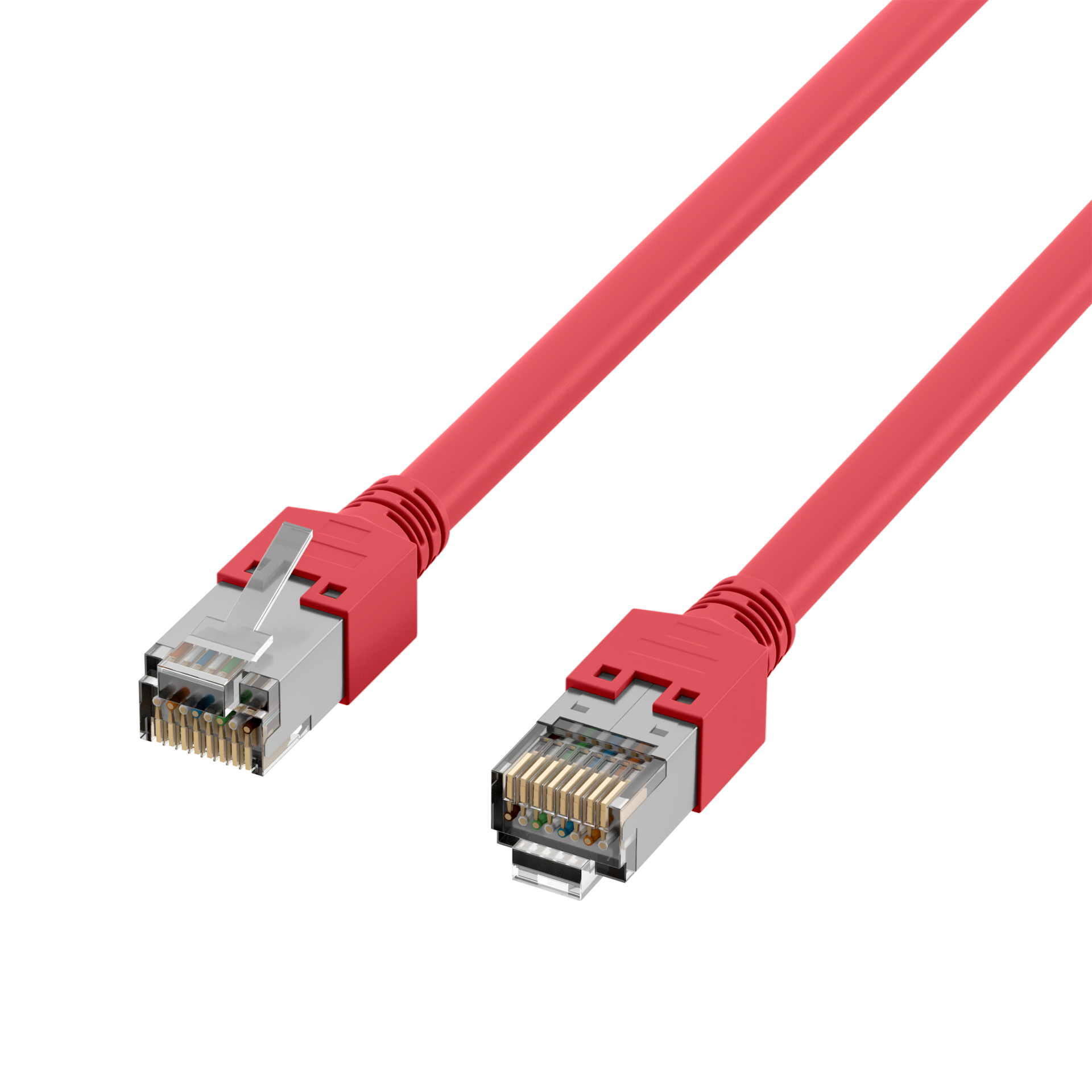 RJ45 Patch Cord Cat.5e SF/UTP LSZHDraka UC300 TM11 crossed red 10m