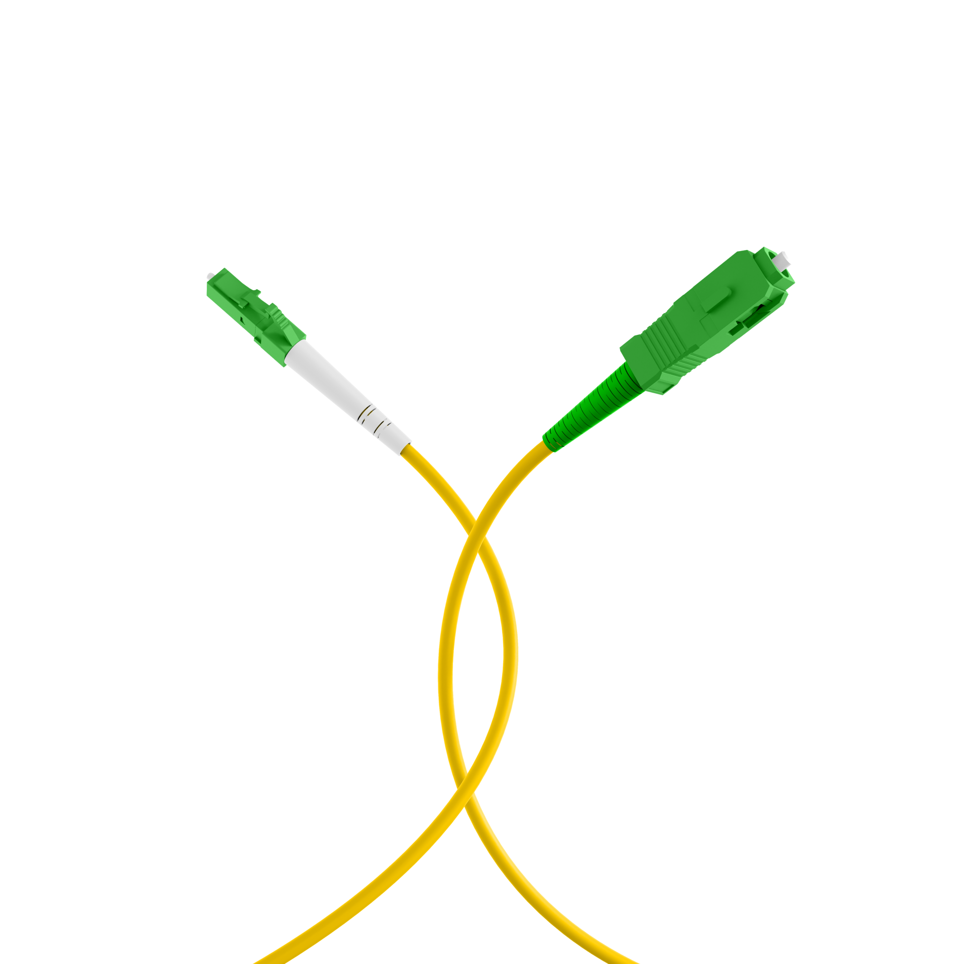 Simplex Patchkabel LC/APC-SC/APC OS2 G657A2 20m LSZH 2mm gelb