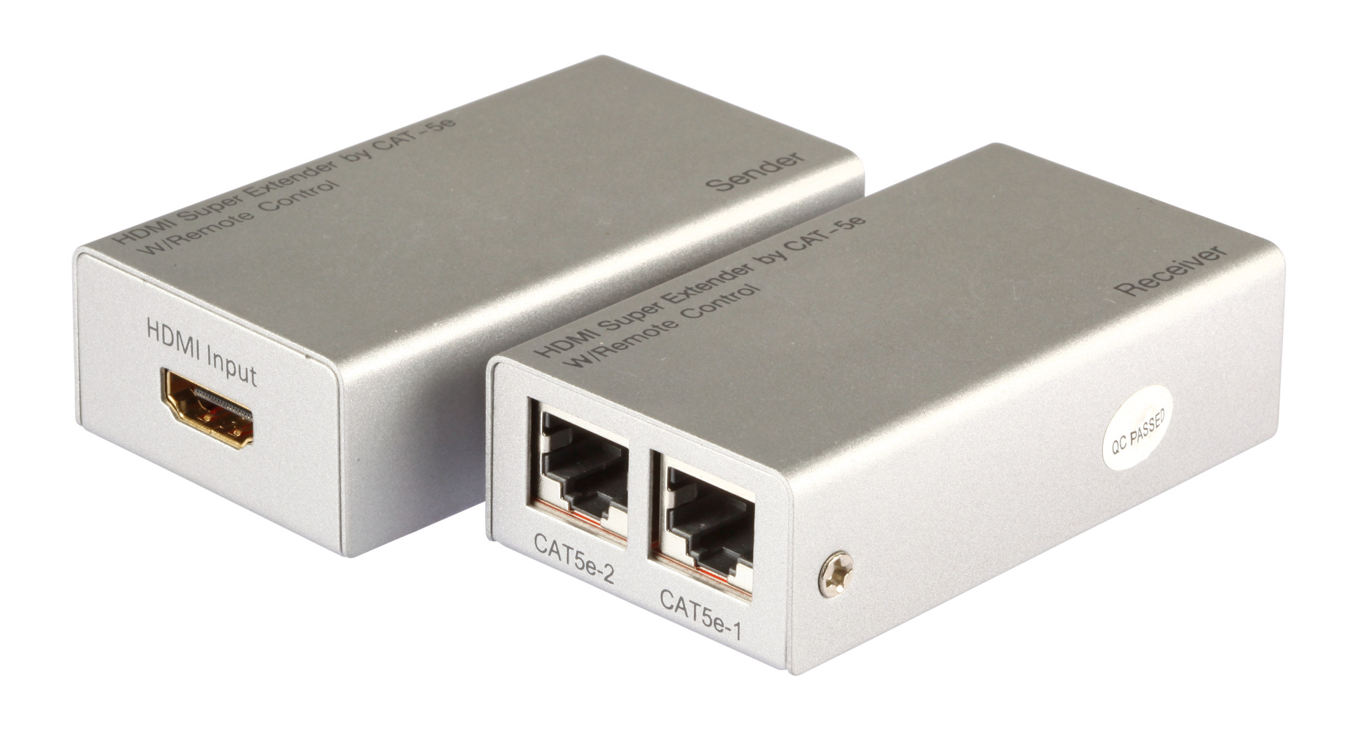 HDMI Extender Cat.5e/6 60m, 3D/1080p HDCP, inkl. FB