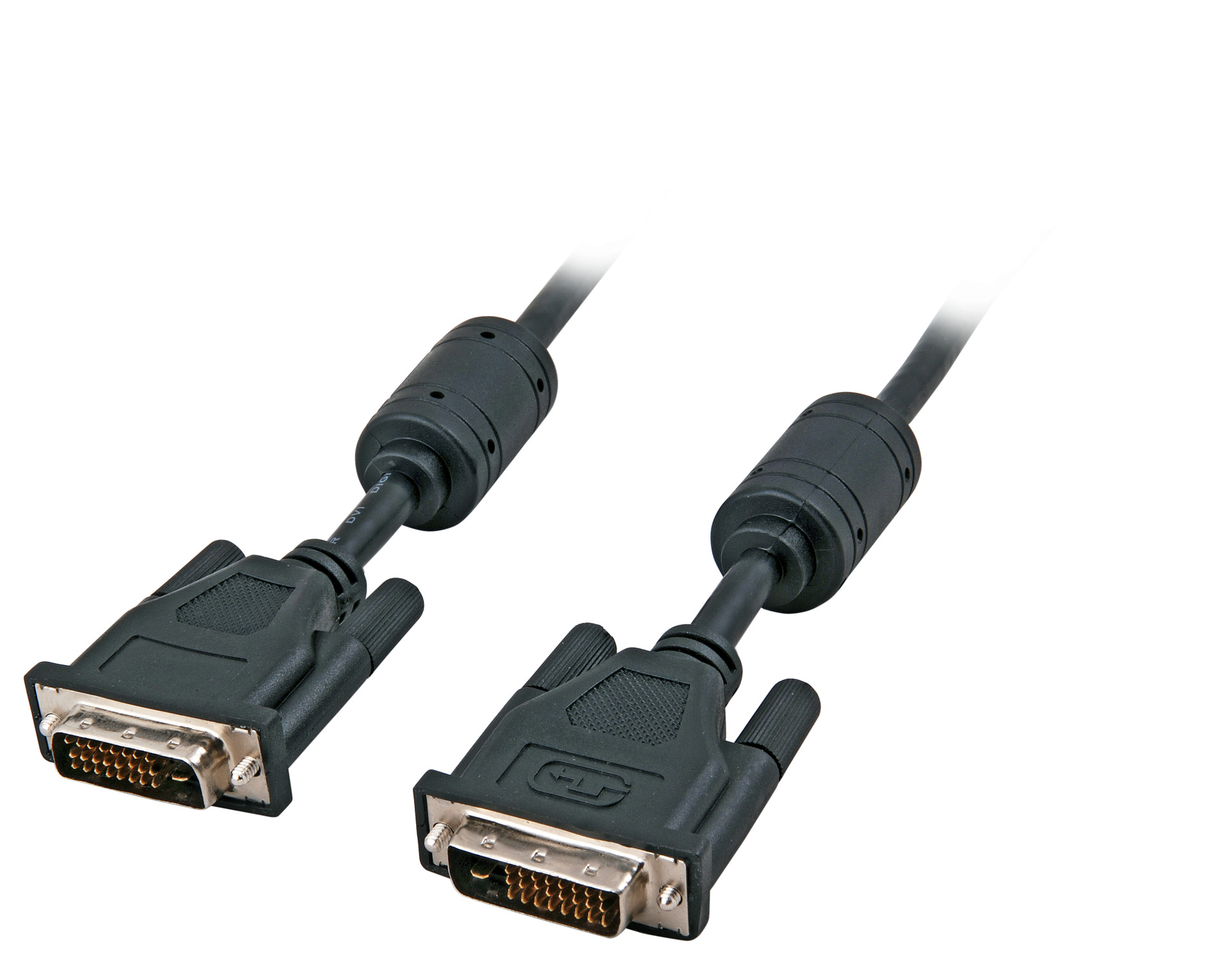 DVI-D Dual Link Cable, 2x DVI-D 24+1, M-M, AWG 28, 5,0m, black