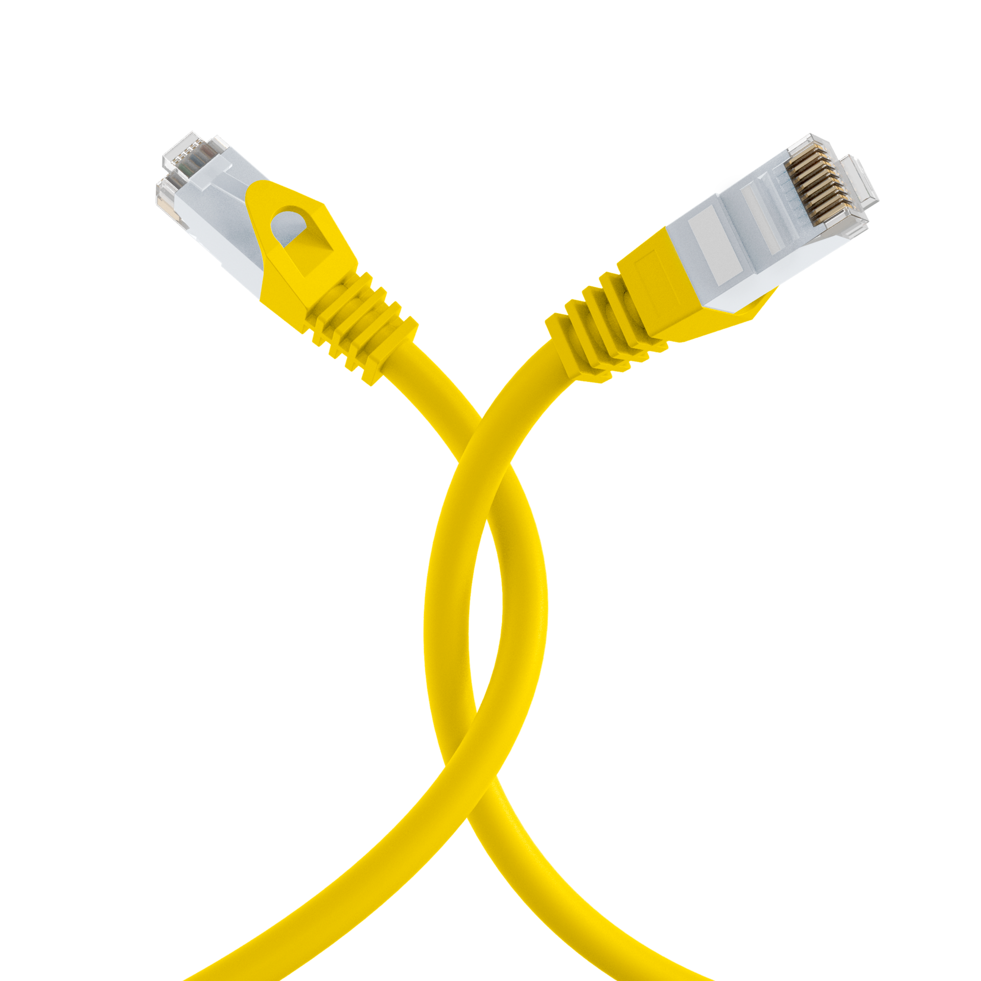 RJ45 Patch Cord Cat.6 U/UTP LSZH CCA yellow 15m