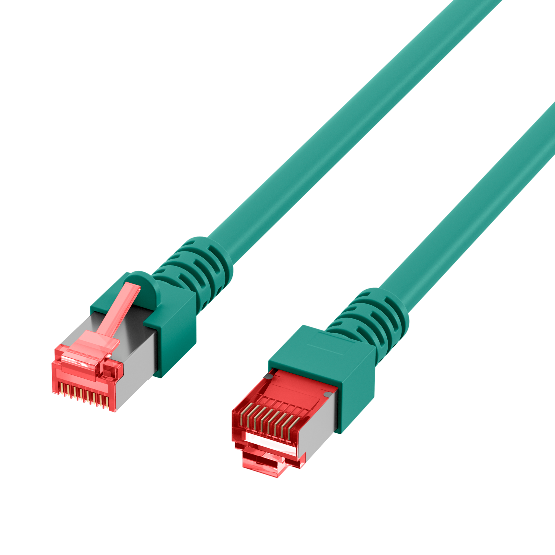 RJ45 Patch Cord Cat.6 S/FTP LSZH green 40m