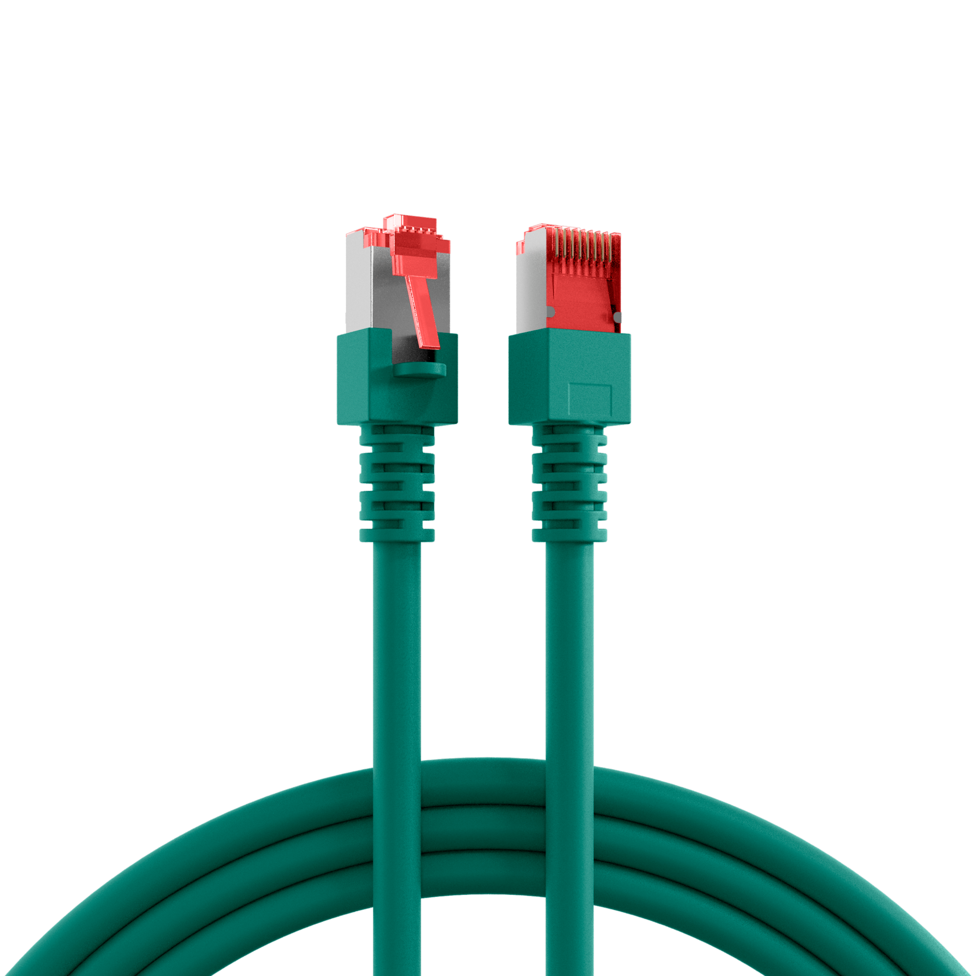 CABLE DE RED ETHERNET CAT6A 5 METROS U/UTP RJ45 Marrón