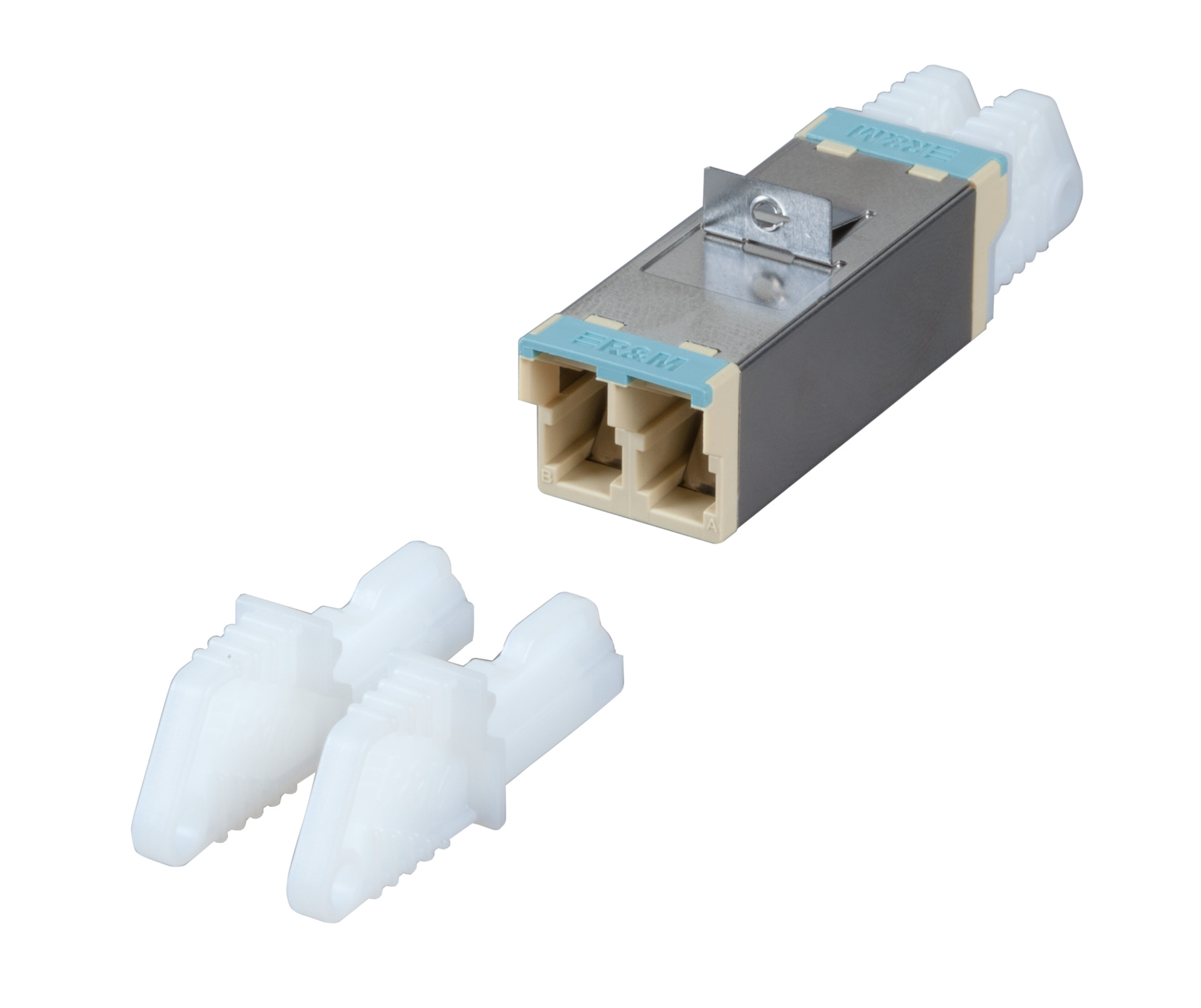 R&M Kupplung E2000®/APC Duplex OS2 grün Grade C