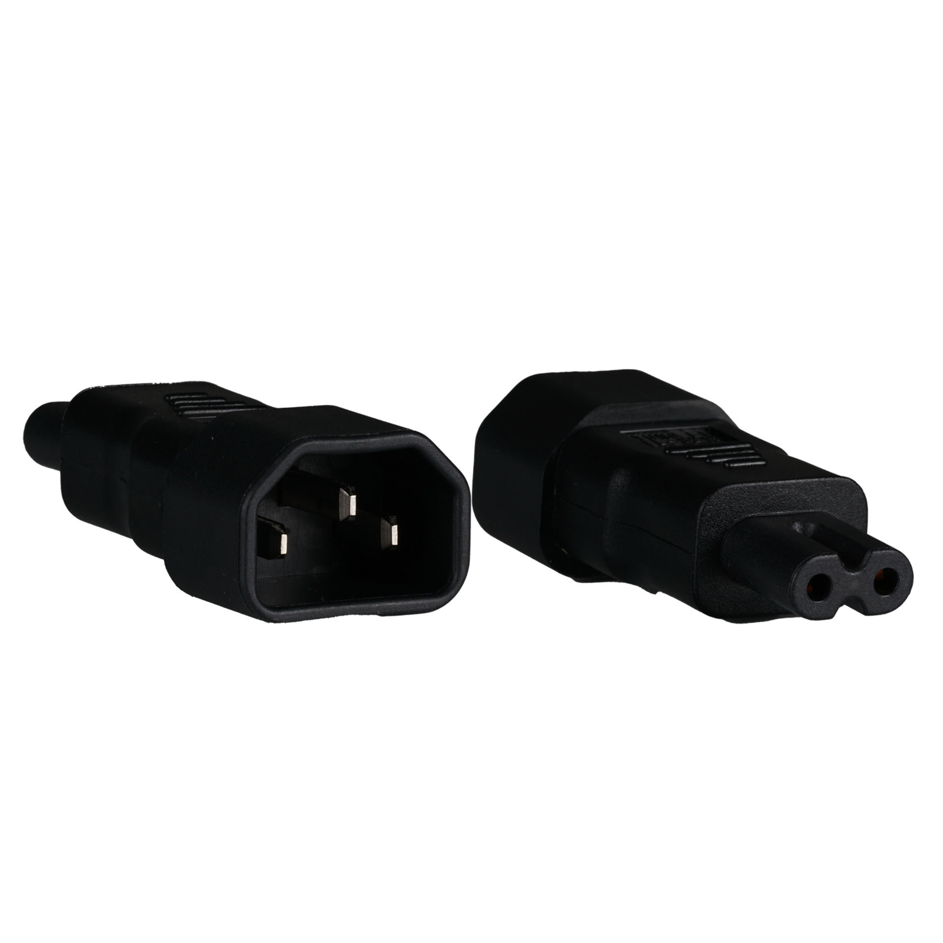 Power Adapter IEC C14 - IEC C7, Cold Device Plug - Euro 8 Jack