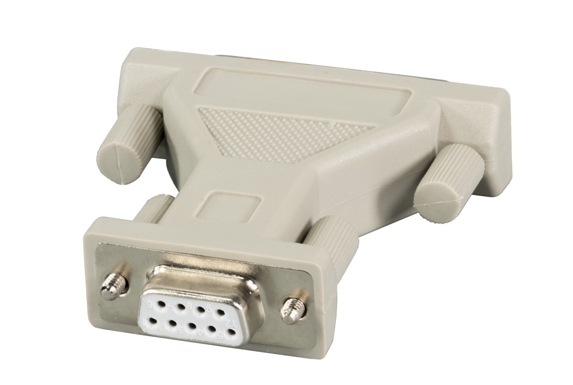 Adapter, Dsub 9 auf DSub 25, Bu.-St., beige