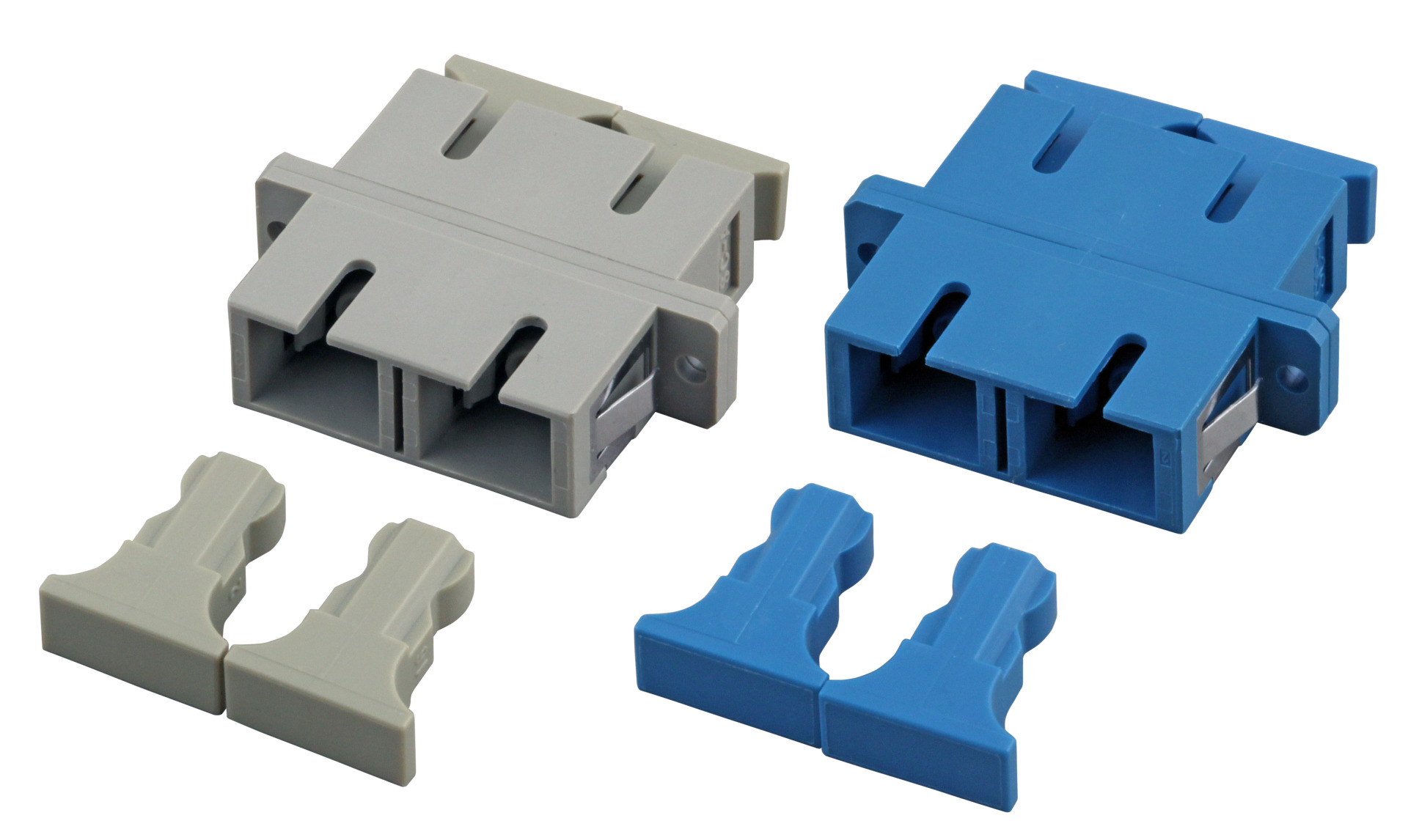 INFRALAN® Adapter SC-Duplex OS2 Plastic blue, Housing: SC-Duplex