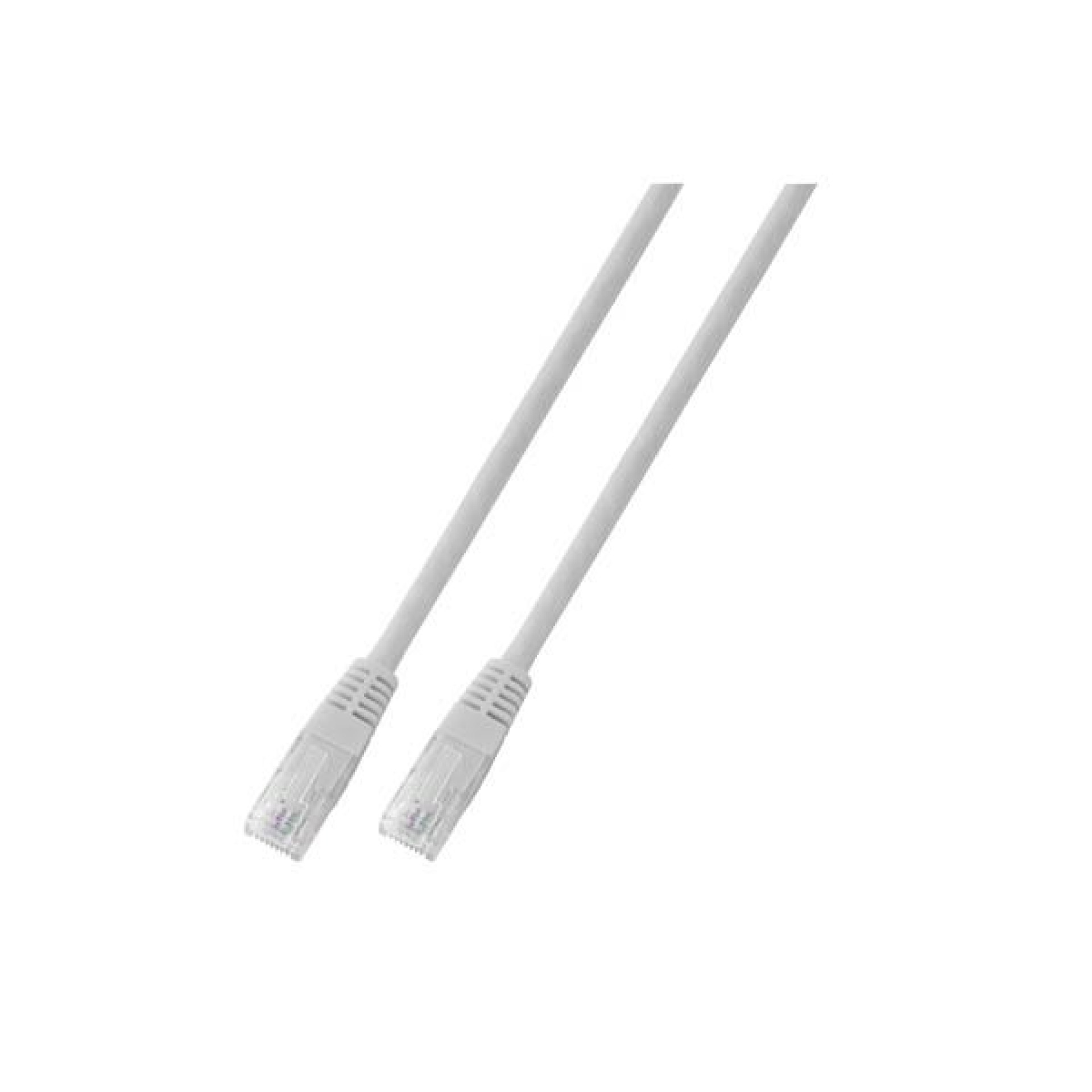 RJ45 Patchkabel U/UTP, Cat.6, PVC, CCA, 1m, weiß
