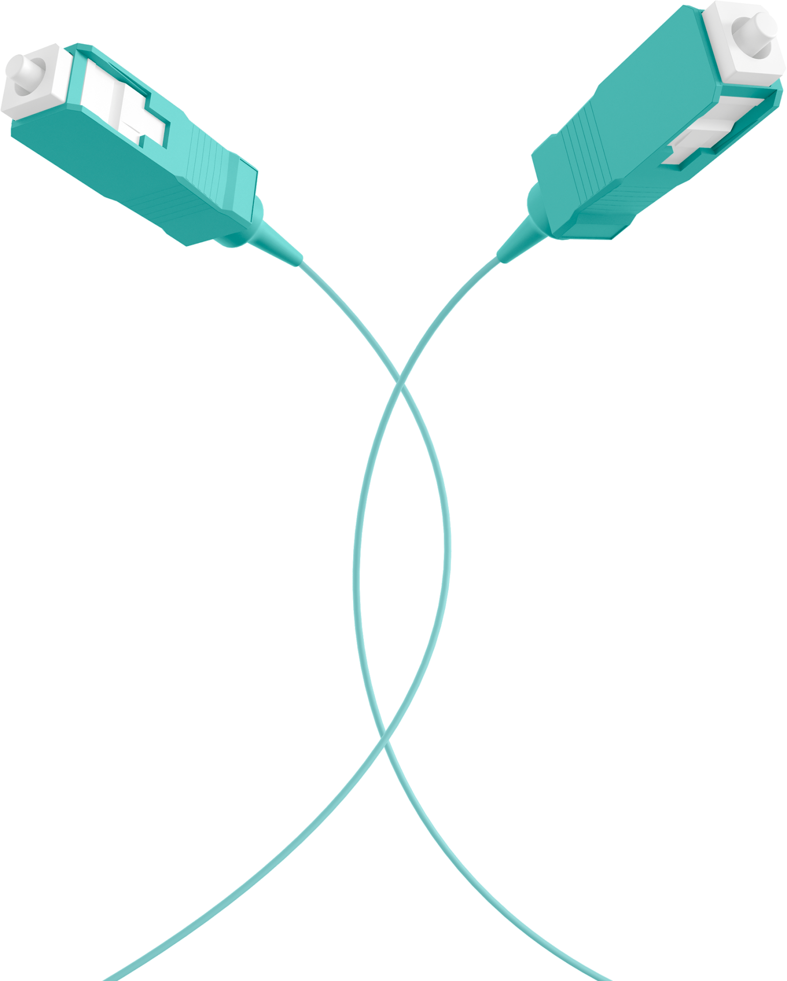 Faserpigtail SC OM3 -Aqua 2m - 1 Stück