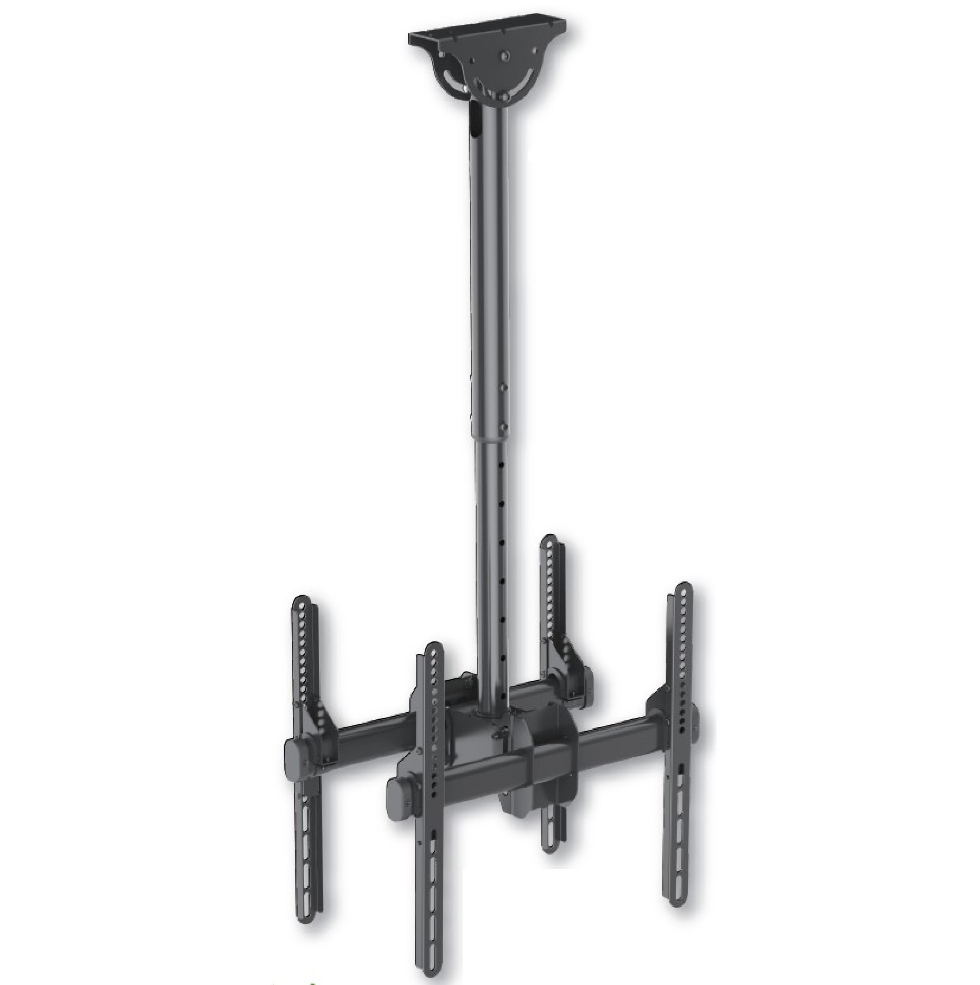 Teleskop Universal Deckenhalterung für 2 LED LCD TV 32"-55"