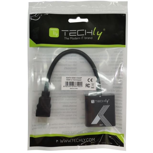 HDMI to VGA Cable Adapter Converter, 0.1m