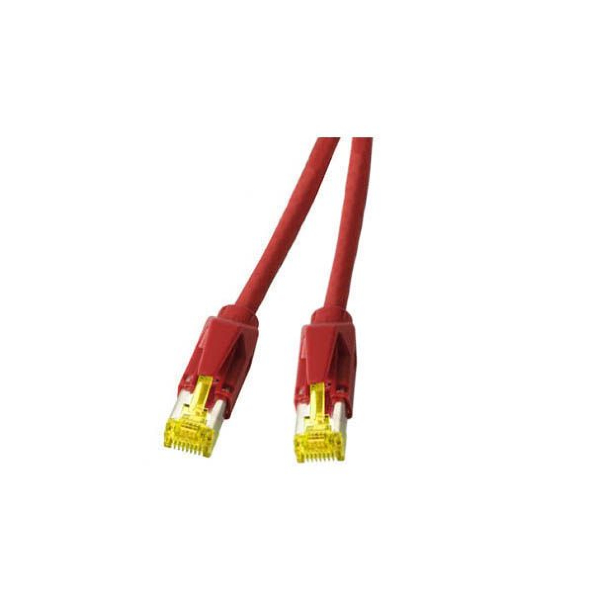 RJ45 Patchkabel S/FTP, Cat.6A, TM31, Dätwyler 7702, 1m, rot