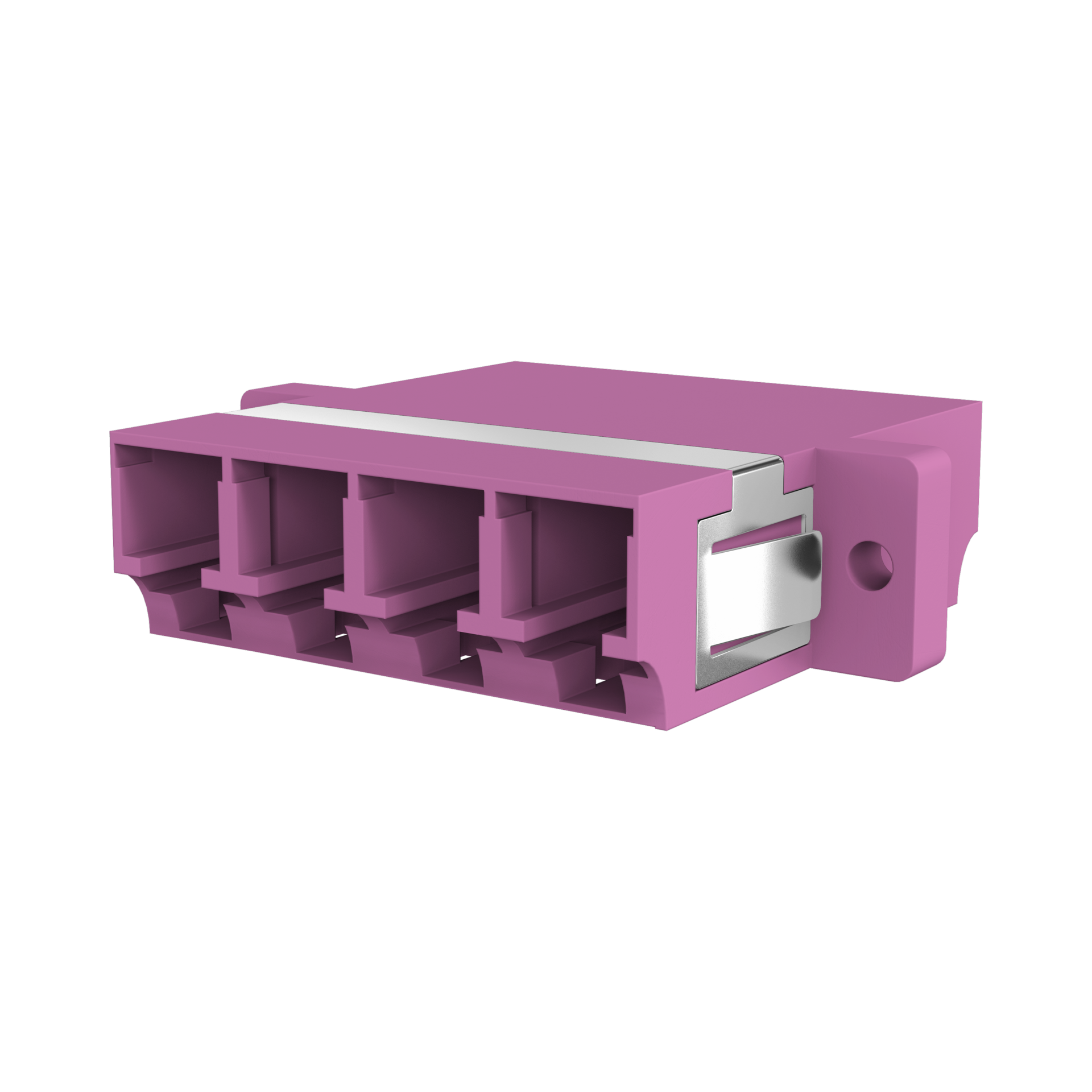 Kupplung LC Quad OM4 erikaviolett 