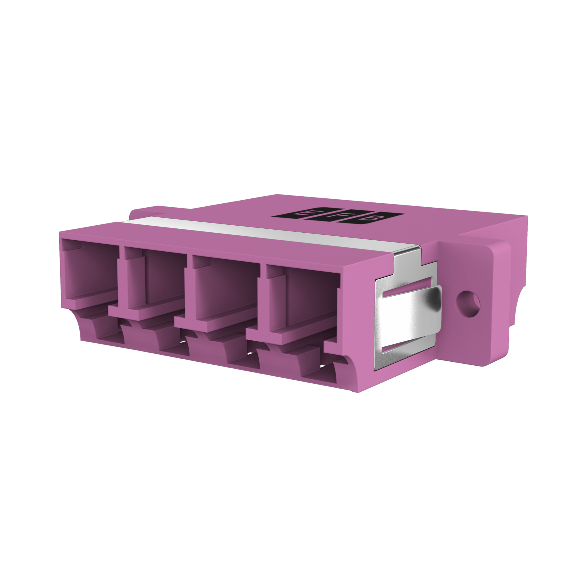 Kupplung LC Quad OM4 erikaviolett