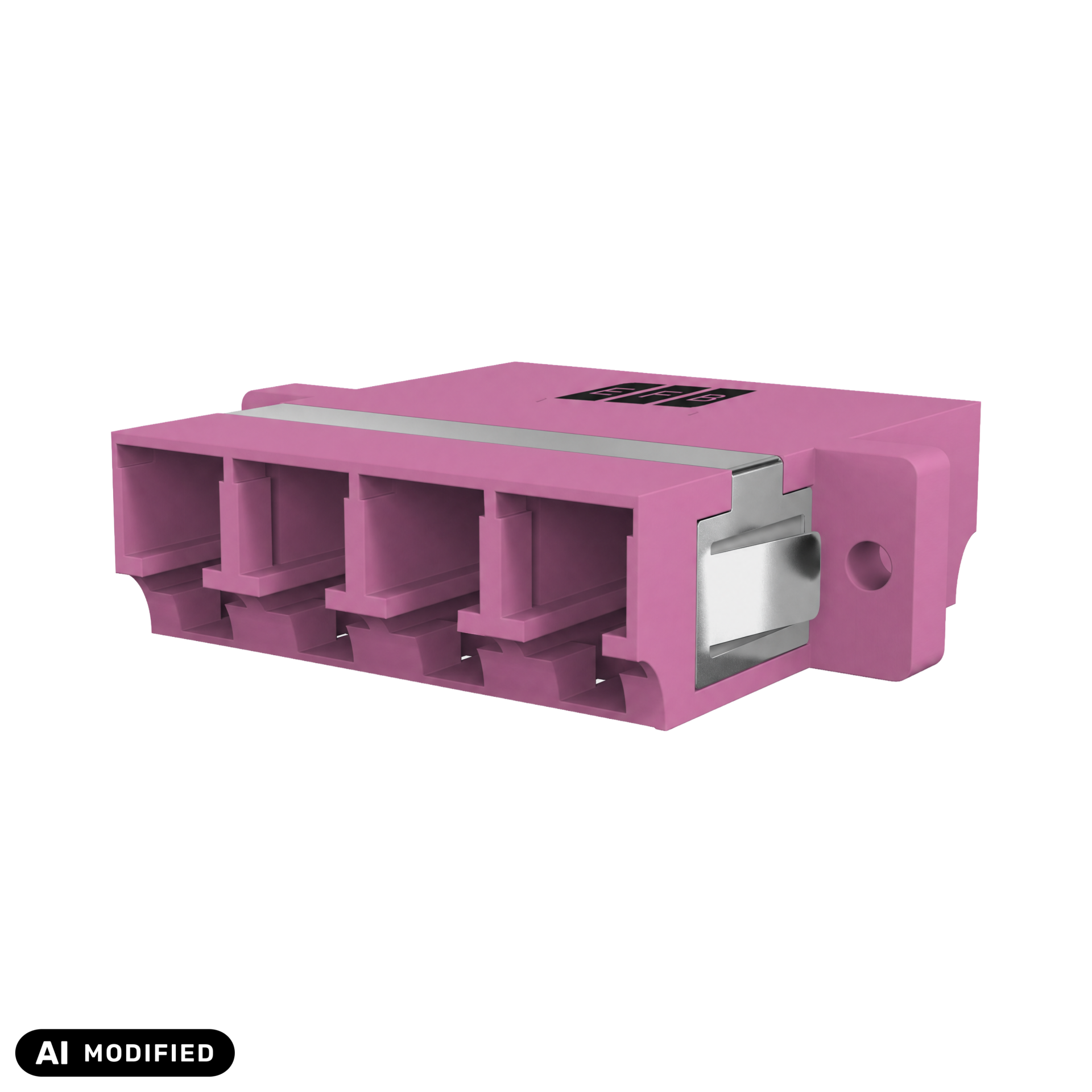 Kupplung LC Quad OM4 erikaviolett