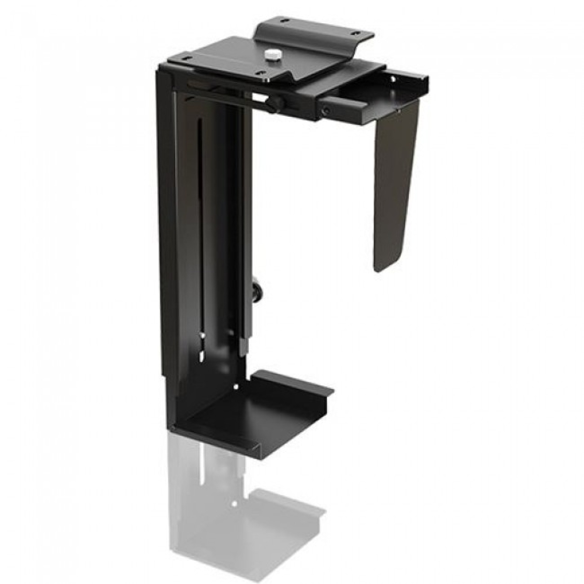 Adjustable Under-Desk /Wall PC/CPU Mount