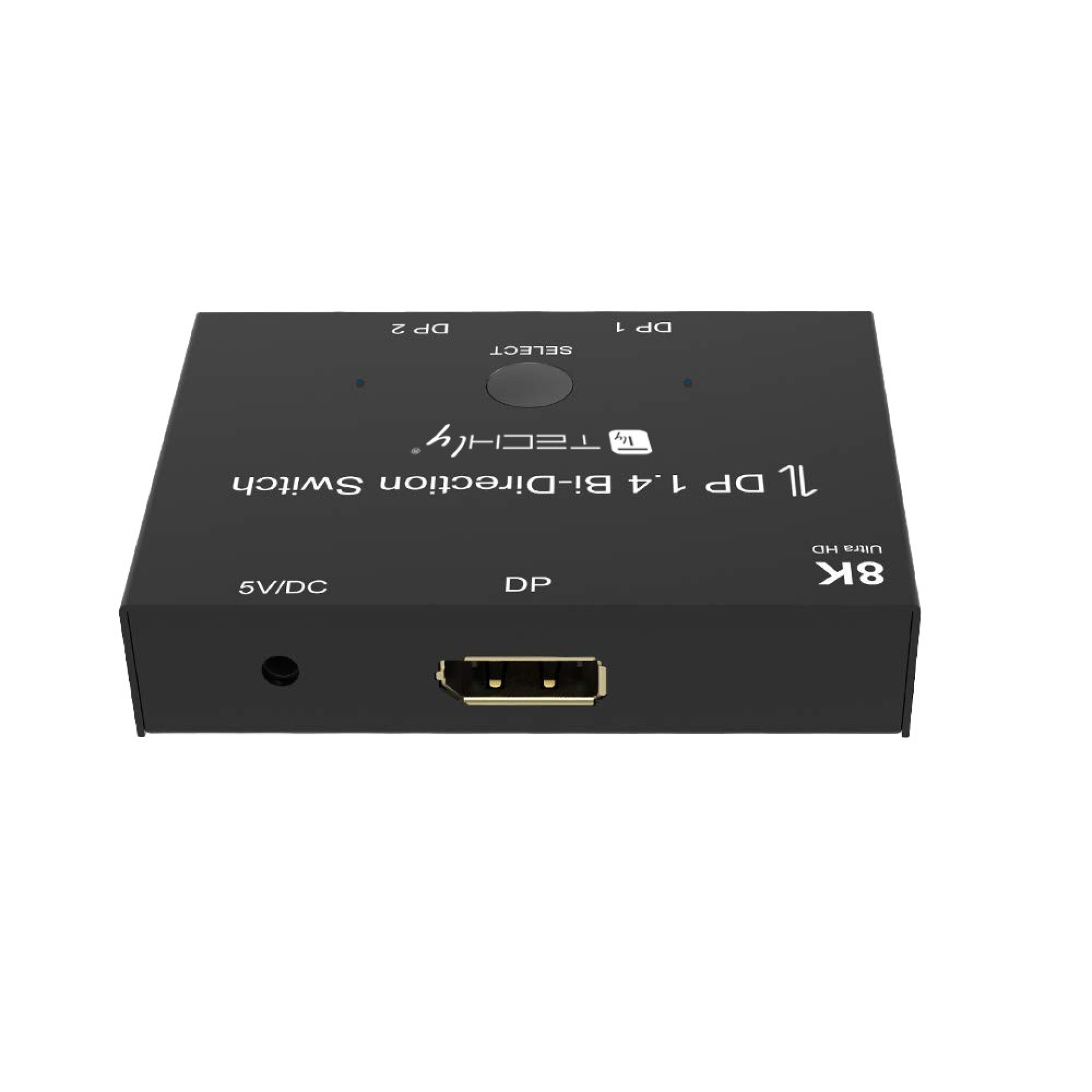 Techly Bidirectional Switch 8K DP1.4, Displayport Splitter