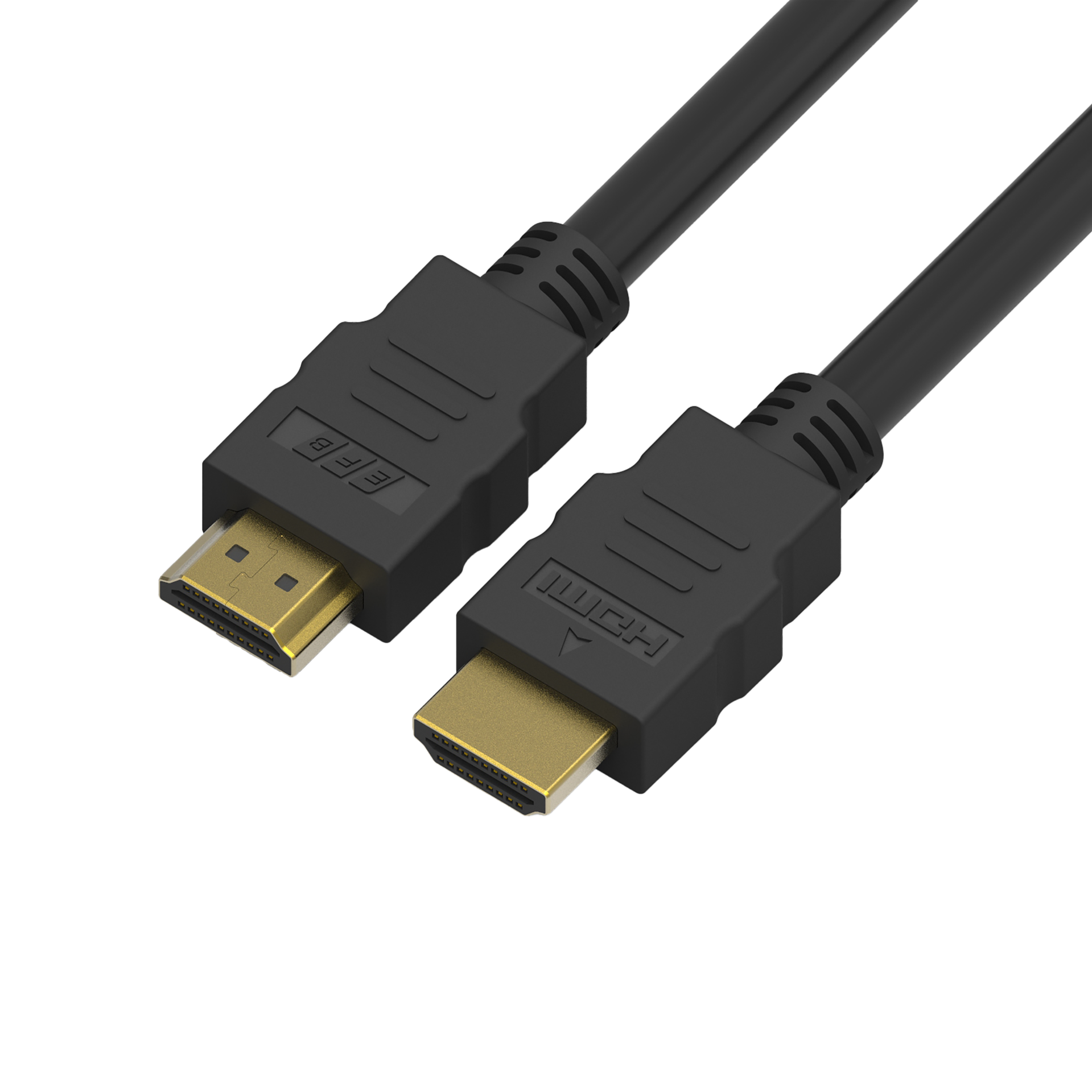 HighSpeed HDMI Kabel with Ethernet 4K60Hz,A-A St-St, 1m, schwarz