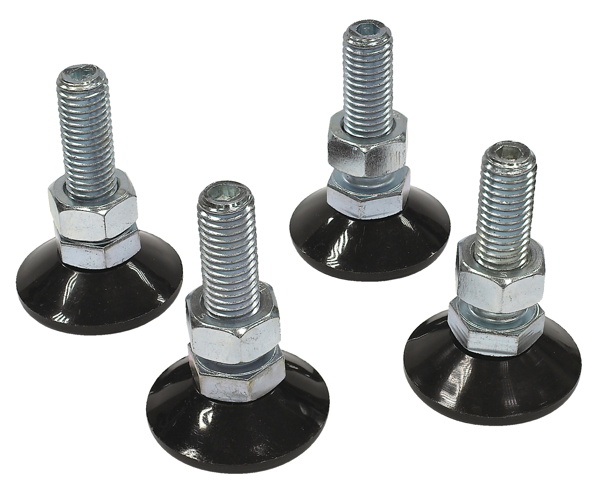 Leveling Feet M12, Set of 4 Pieces, for PRO