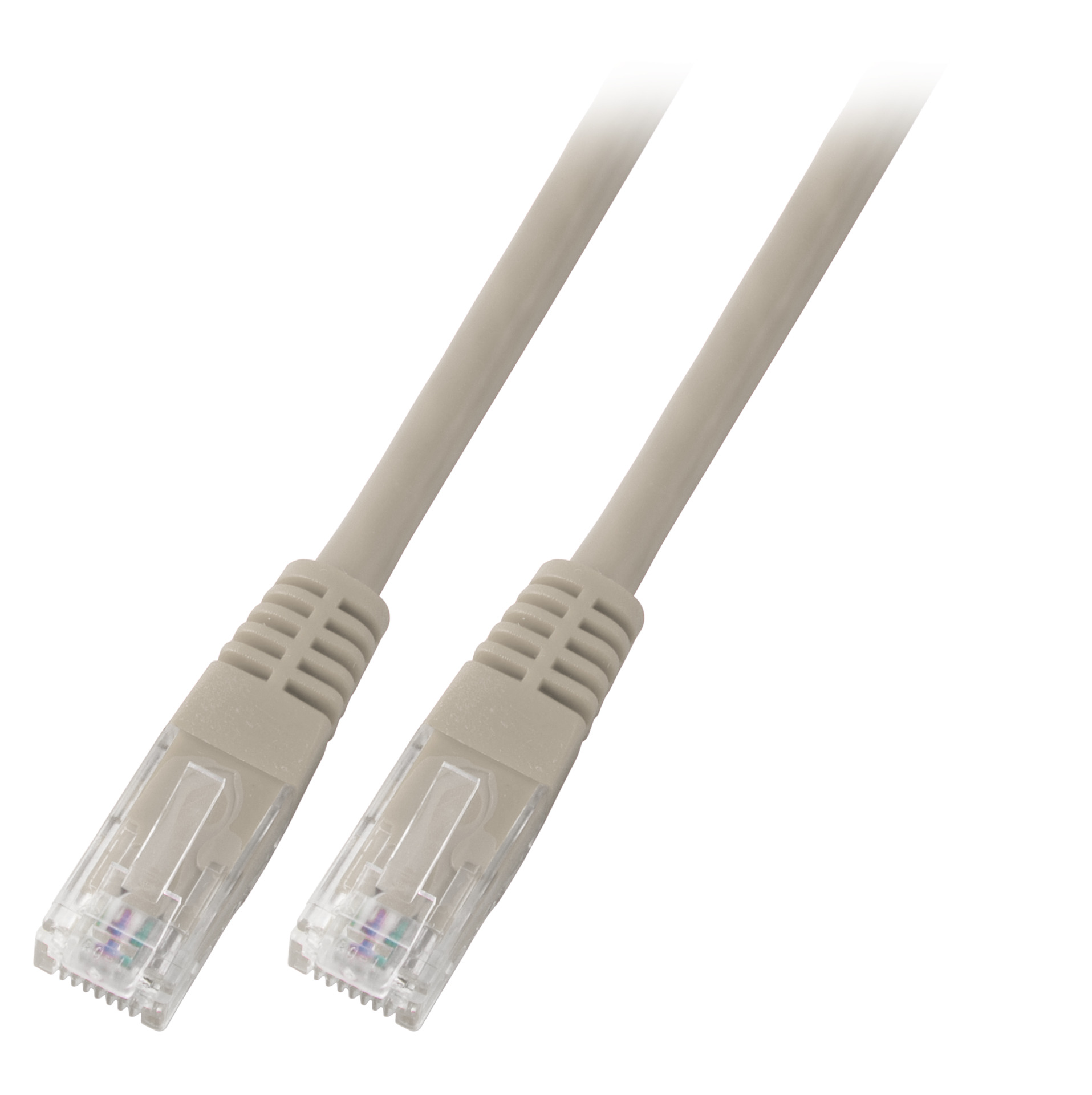 RJ45 Patchkabel U/UTP, Cat.5e, PVC, CCA, 2m, grau