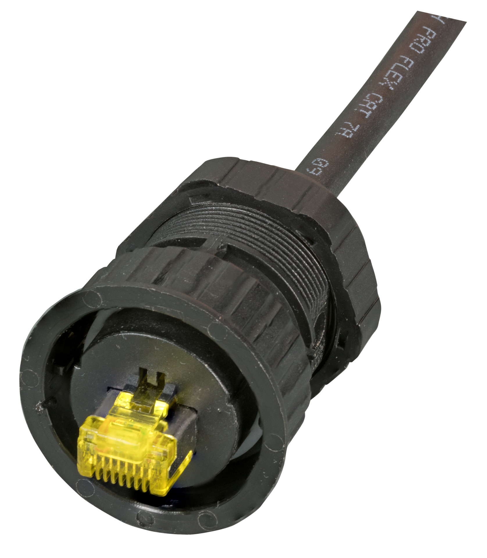 IP68 Kabelverschraubung für RJ45 HRS TM11/21/31 St, Bayonettverschluss