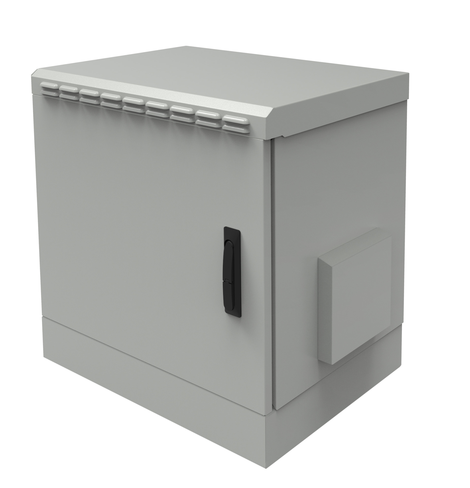 Plinth for 19" Wall Housing IP55, Depth 600 mm, RAL7035