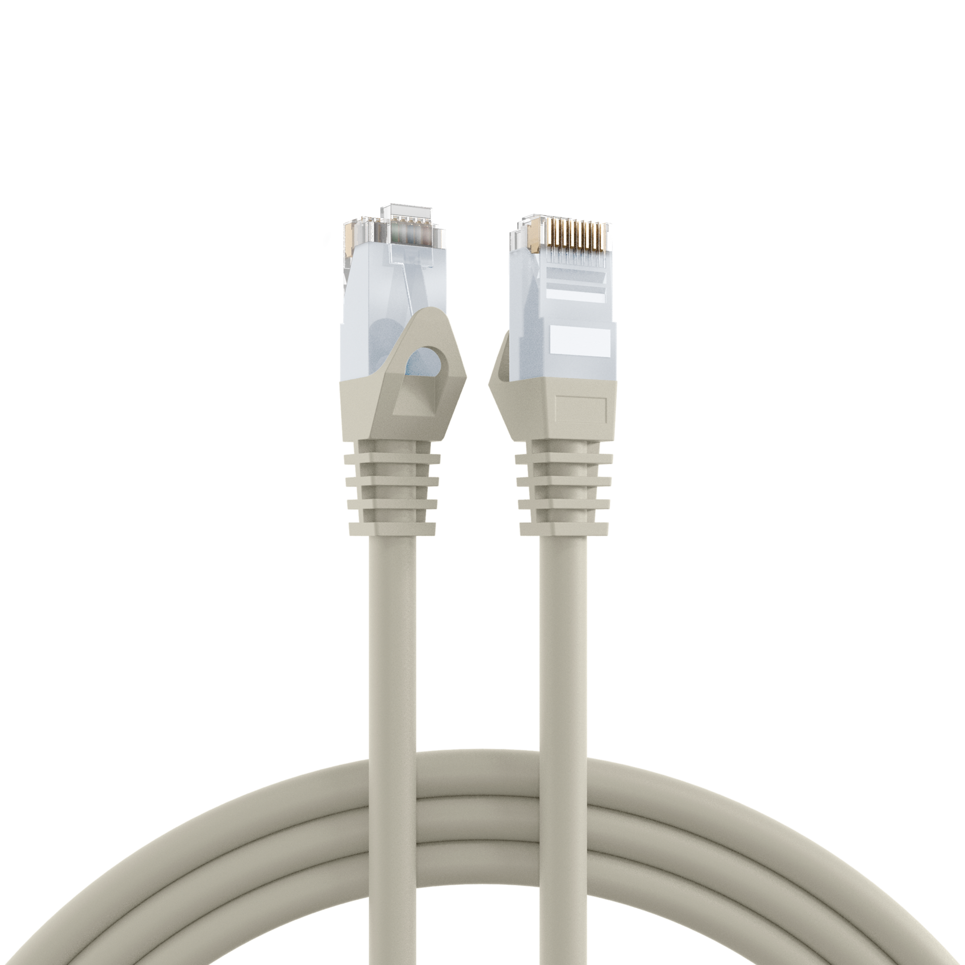 RJ45 Patch Cord Cat.6 U/UTP LSZH CCA grey 10m