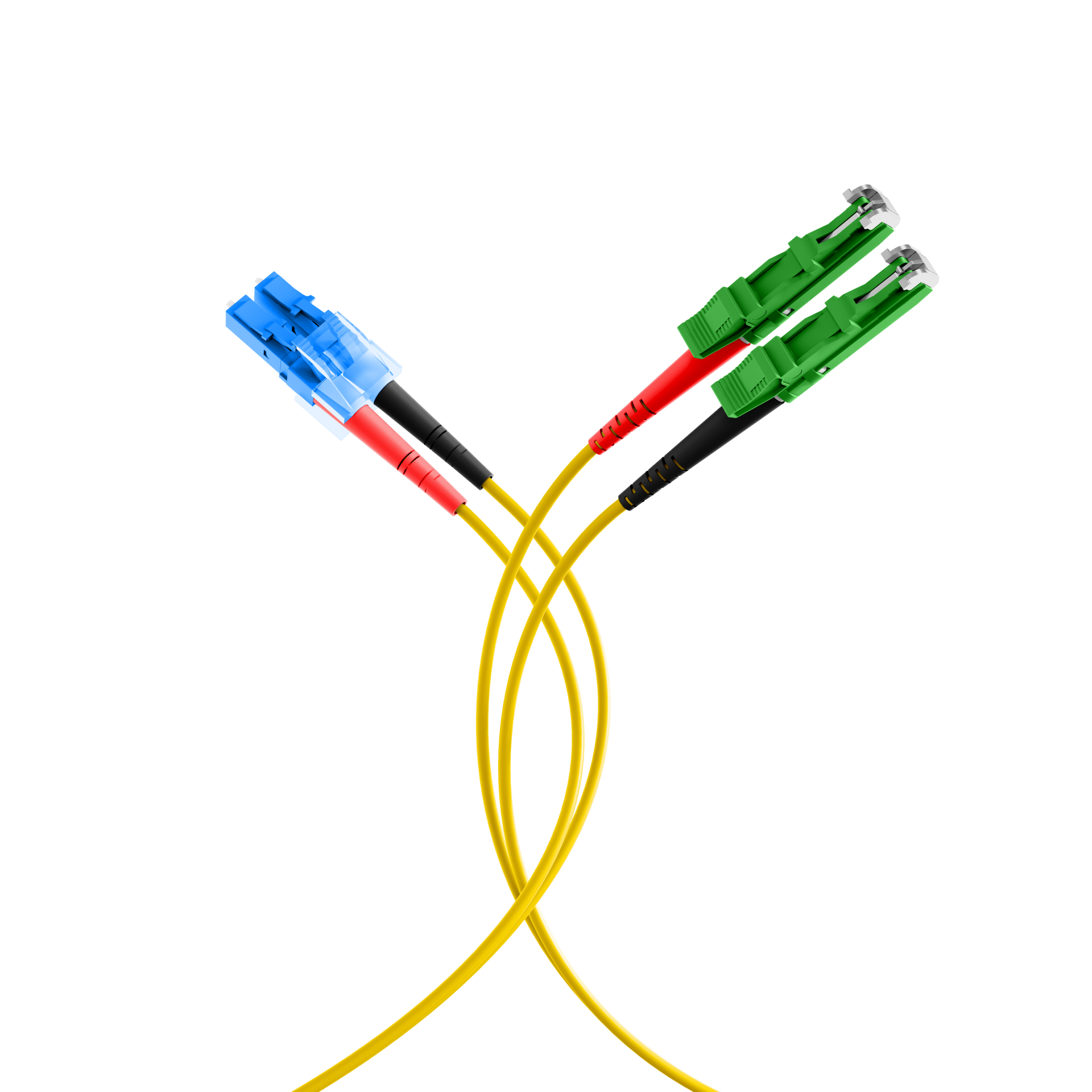 R&M Duplex Patchcable E2000™/APC-LC OS2 30m 3mm yellow G657A1 Grade C
