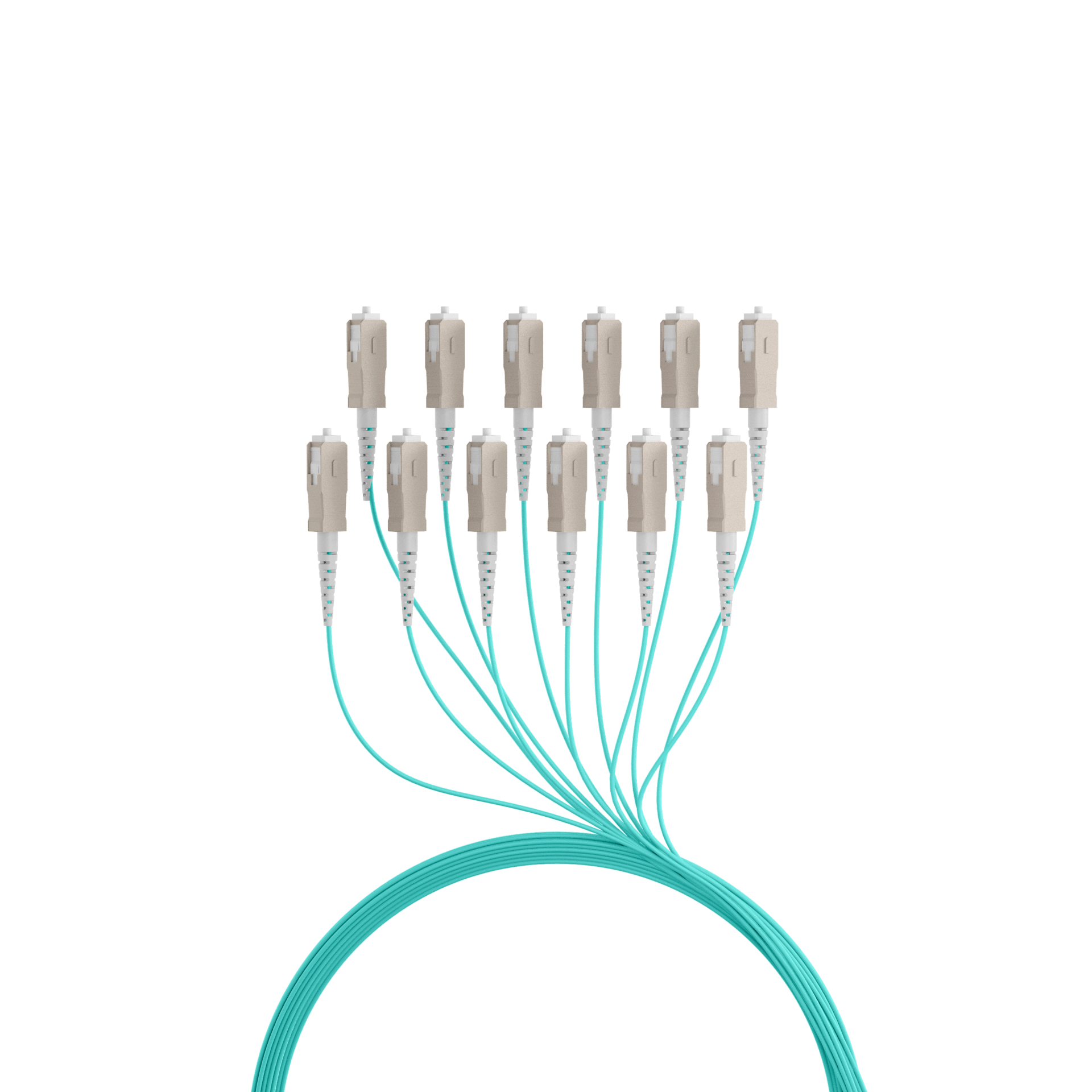 Trunk cable U-DQ(ZN)BH OM3 12G (1x12) SC-SC,200m Dca LSZH