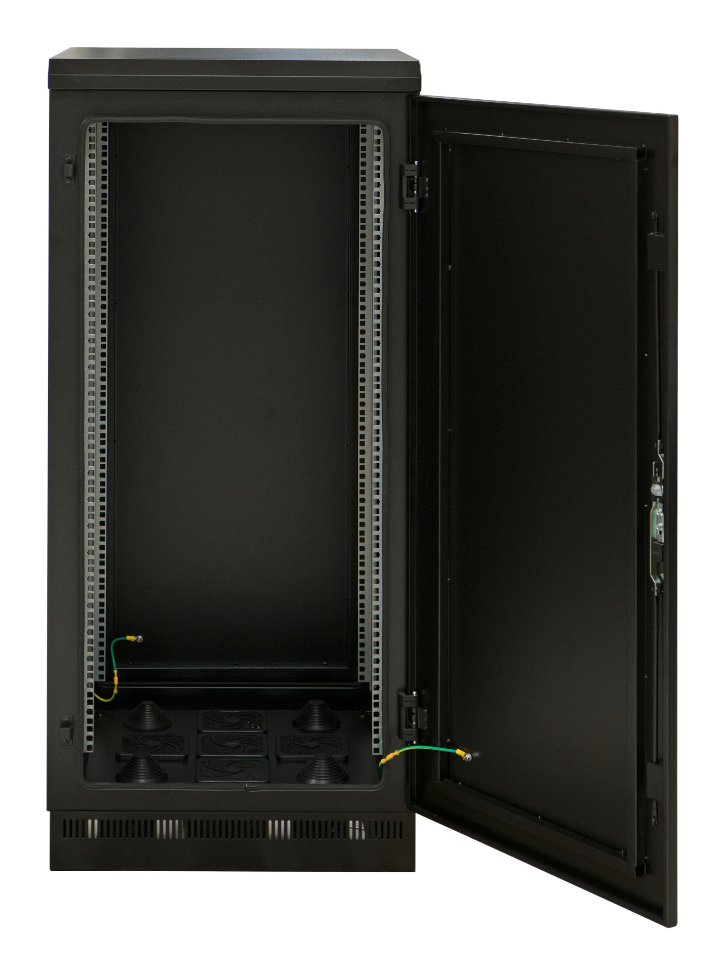 19" Network Cabinet 24U 600x600, IP55, with Pre-Assembled Plinth, RAL9005