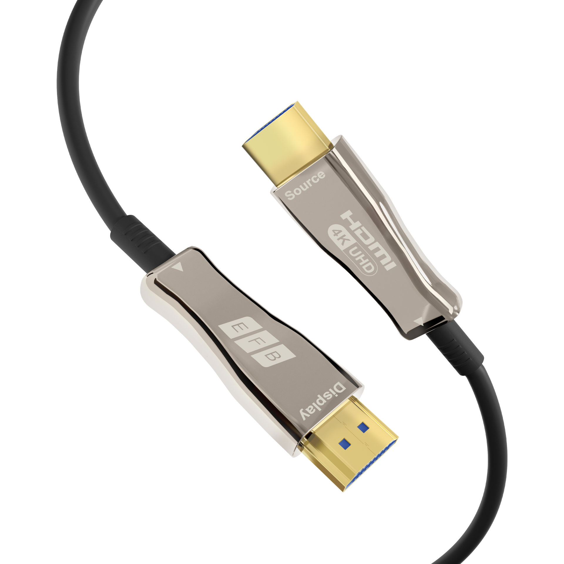 HDMI Glasfaserkabel AOC aktiv 4K60Hz 18 Gbit/s 20m schwarz komp. mit HDMI 2.0