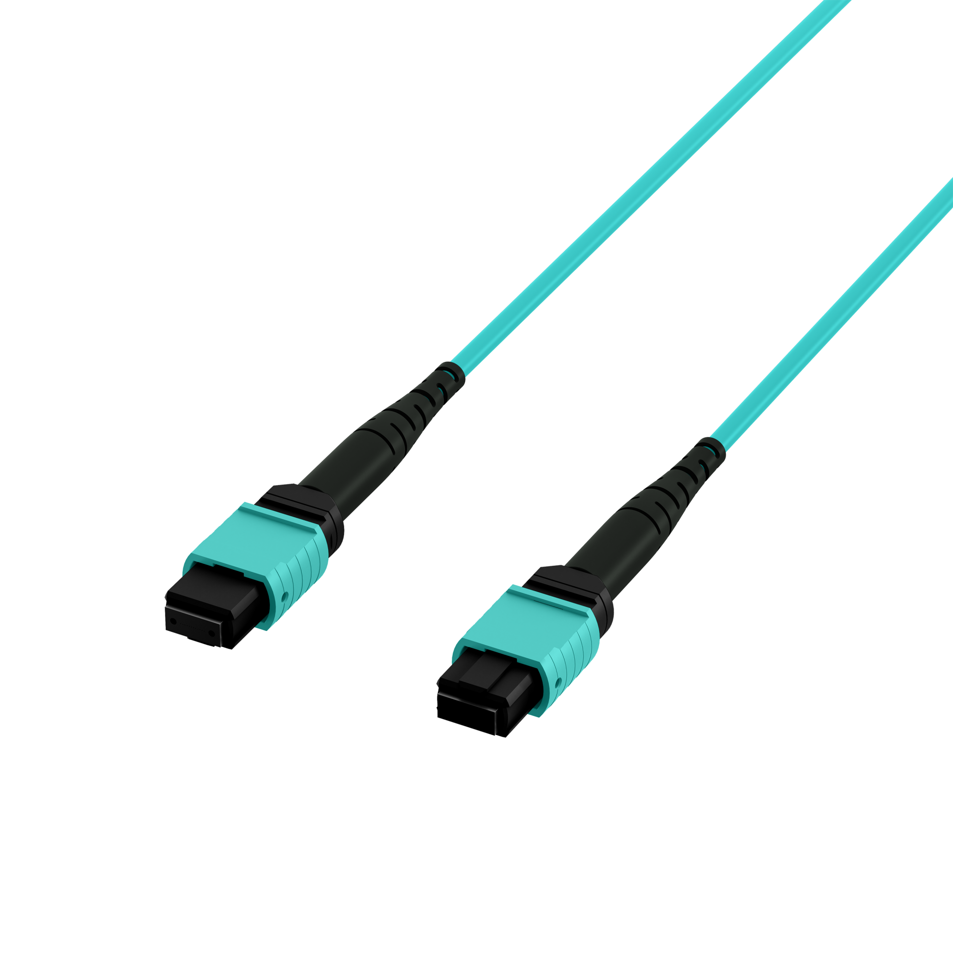 MTP®(F)-MTP®(F) Patchkabel OM3 12 Fasern,Typ B LSZH aqua 25m 