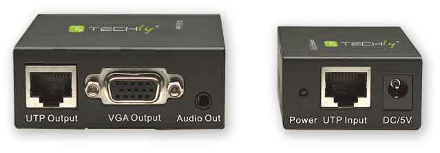 VGA- und Audio-Extender Set über Cat.,5/5e/6 (300m)