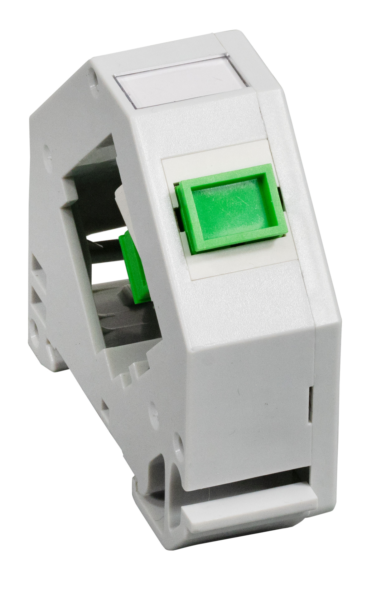 DIN RAIL adapter for SC/APC Singlemode, 1 Port