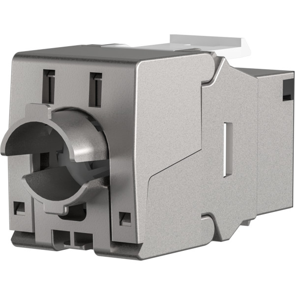 RJ45 Keystone-Modul E-20091 mit Industriesteckverbinder für robuste Netzwerkverbindungen in spezialisierten IT-Infrastrukturen