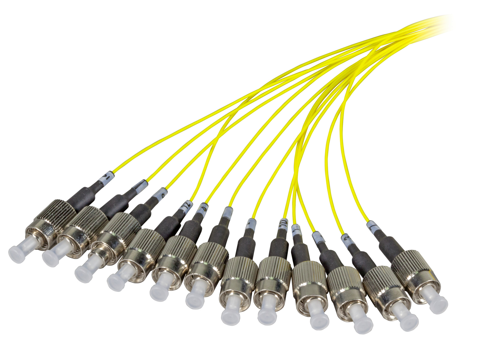 Faserpigtail FC/UPC 9/125µ OS2 gelb, 2m