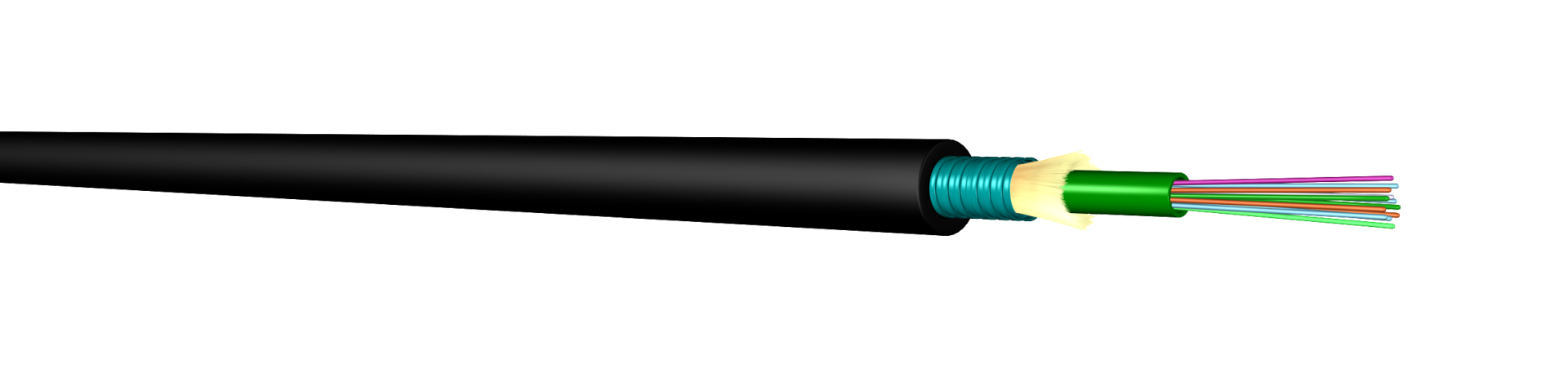 UCFibre A-D(ZN)(SR)2Y OS2 12E (1x12) Fca 3000N, schwarz 8,5mm G657A1