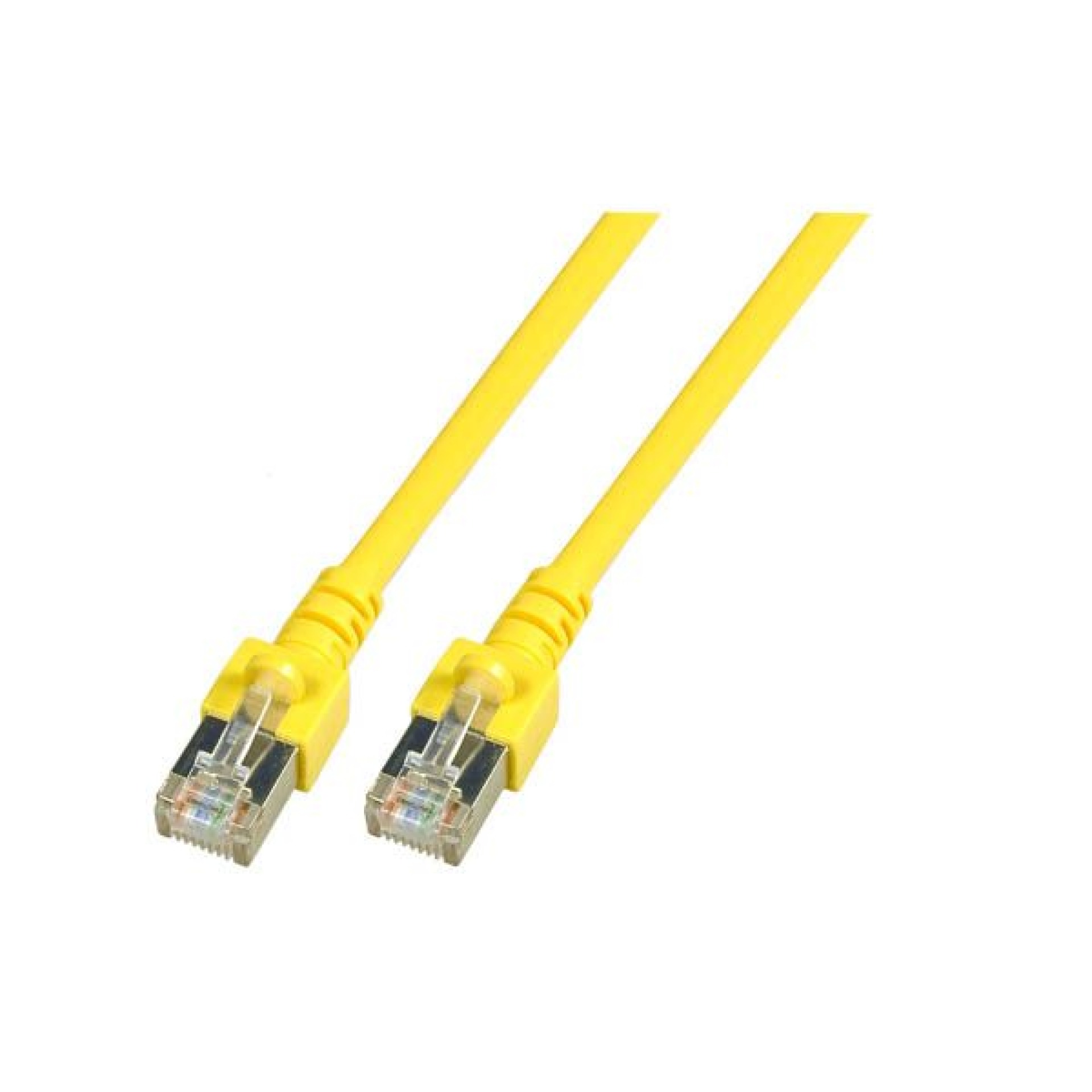 RJ45 Patchkabel SF/UTP, Cat.5e, PVC, CCA, 1m, gelb