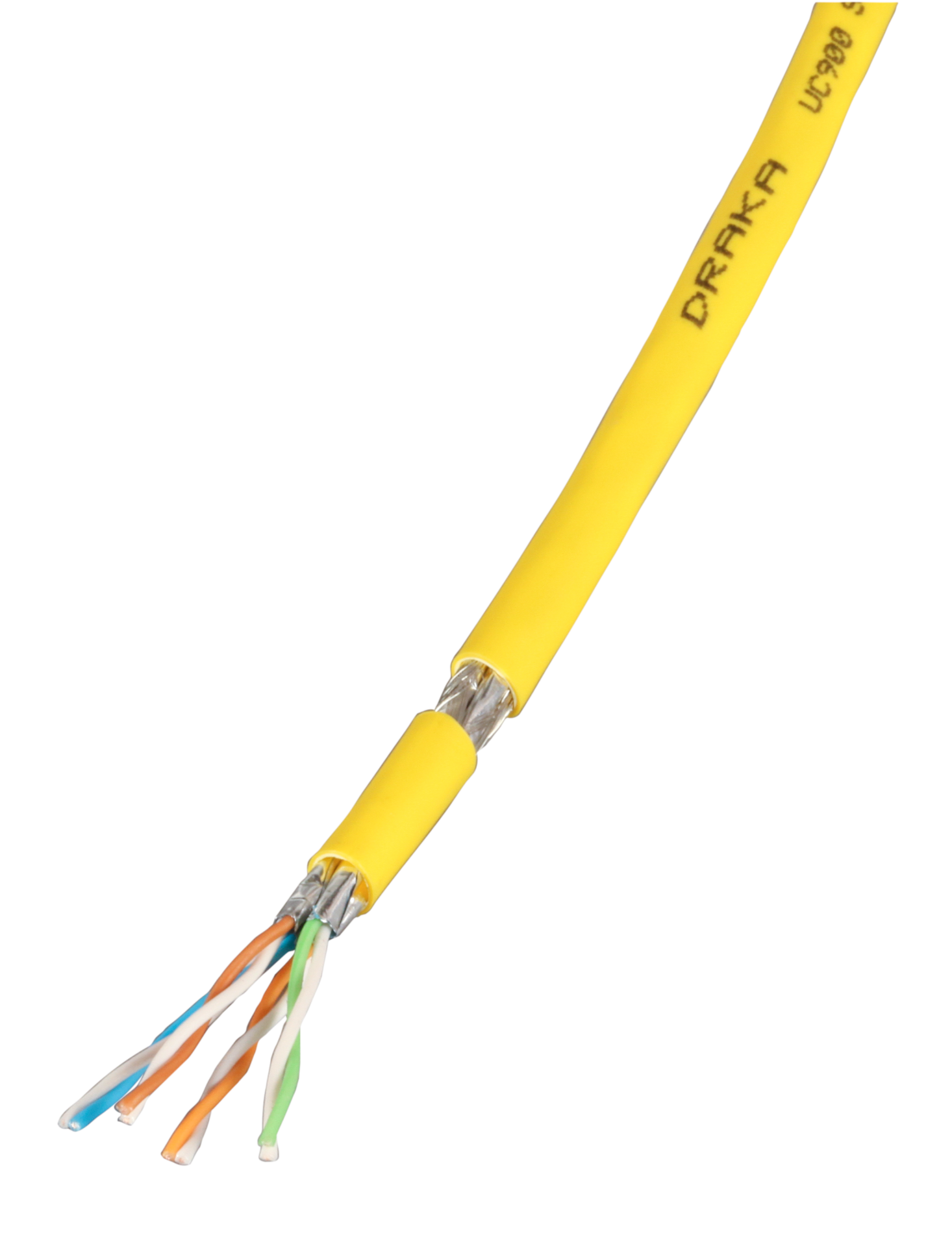 Patchkabel Cat.7 PiMF UC900MHz SS26 4P FRNC-B, gelb