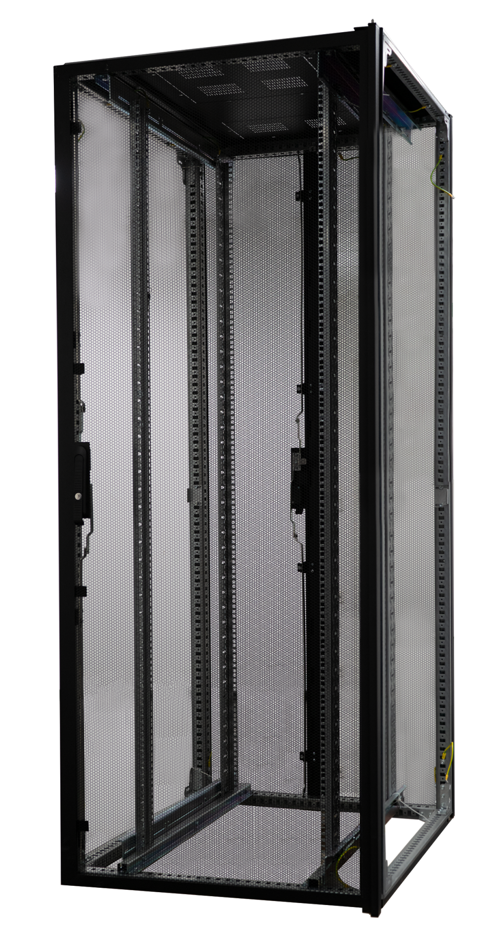 19" EFB Server 42U, 600x1200 mm, F+R 1-Part, RAL7035