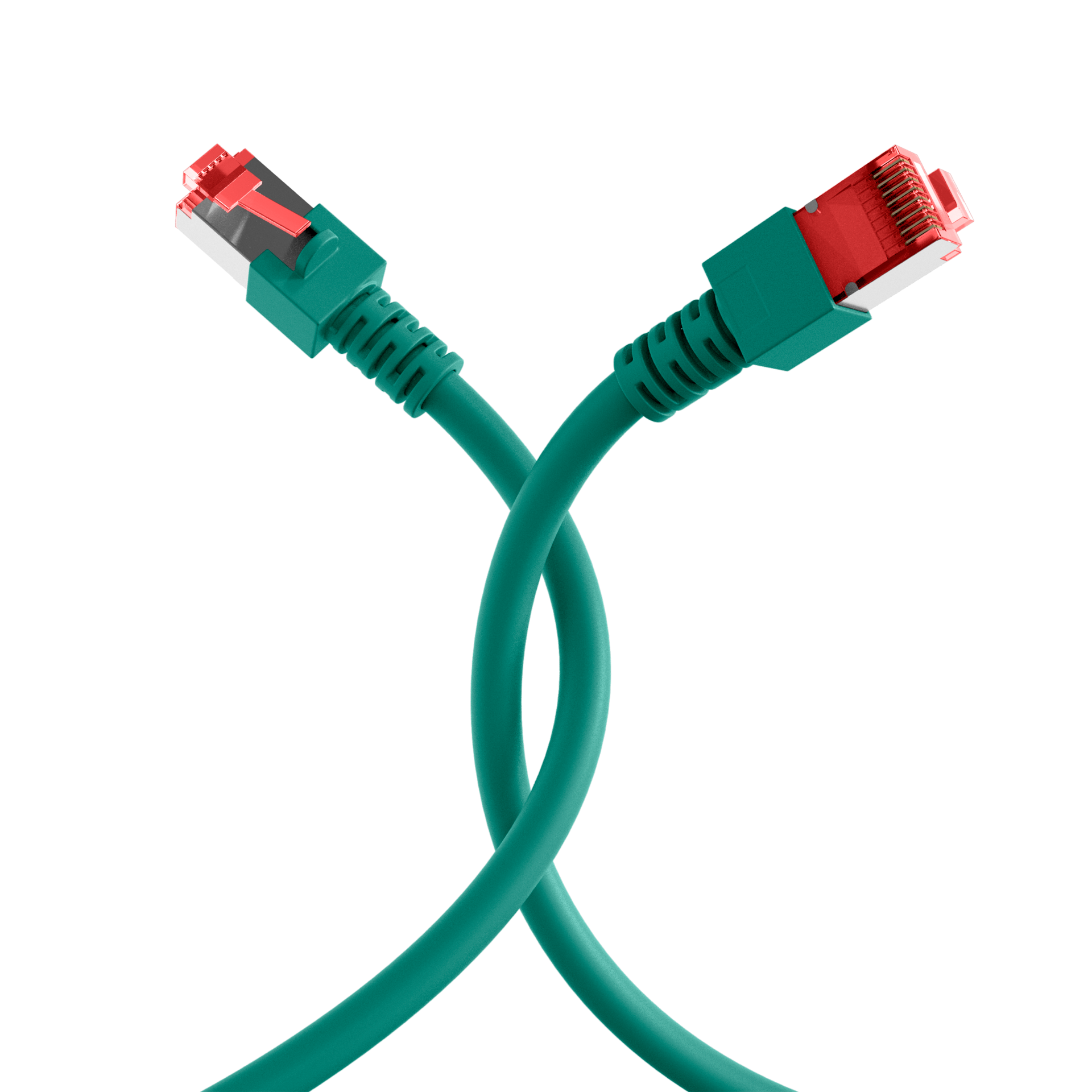 RJ45 Patch Cord Cat.6 S/FTP LSZH green 40m