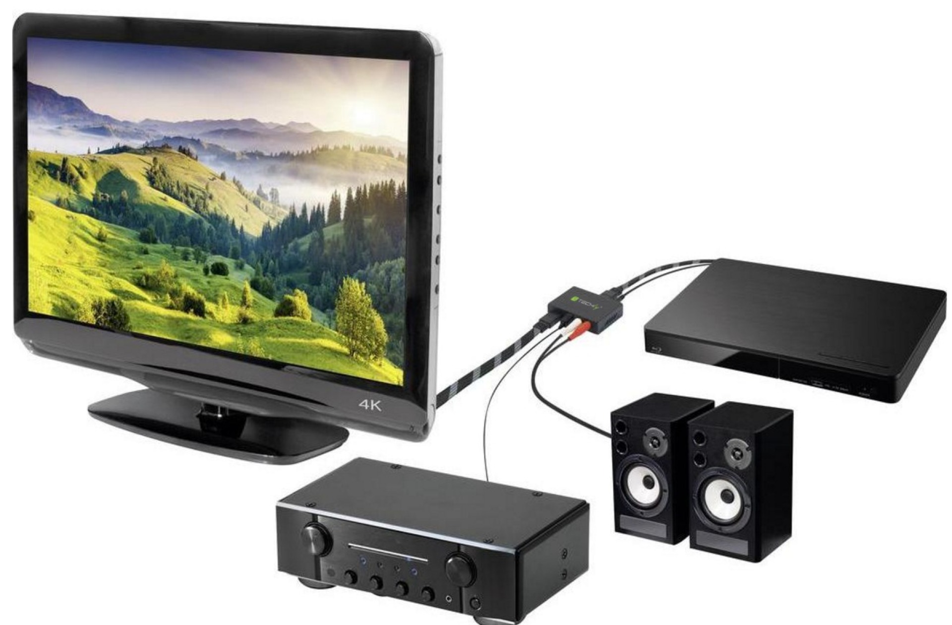 HDMI Audio-Extractor auf Toslink und RCA