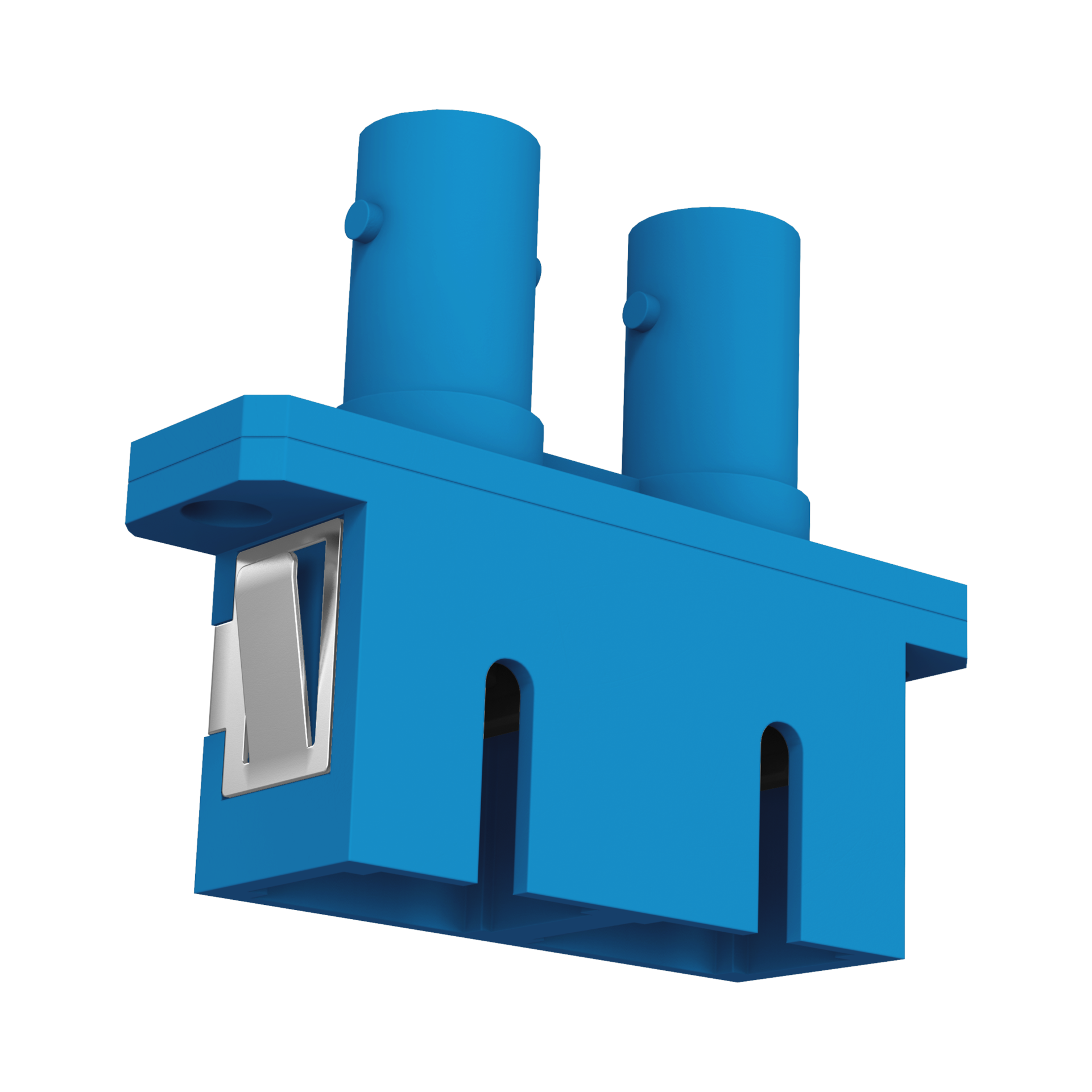 Kupplung SC-ST Duplex OS2 blau 
