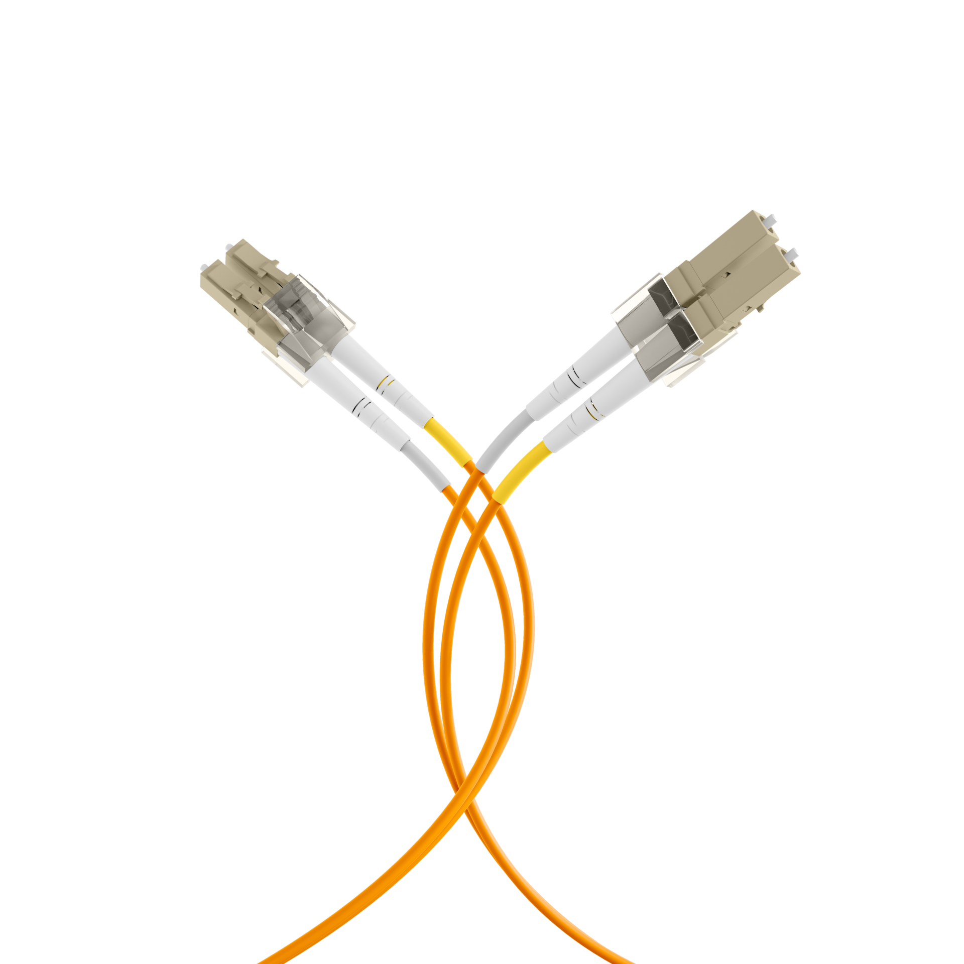 Duplex Patchcable LC-LC OM1 1m LSZH 2mm orange