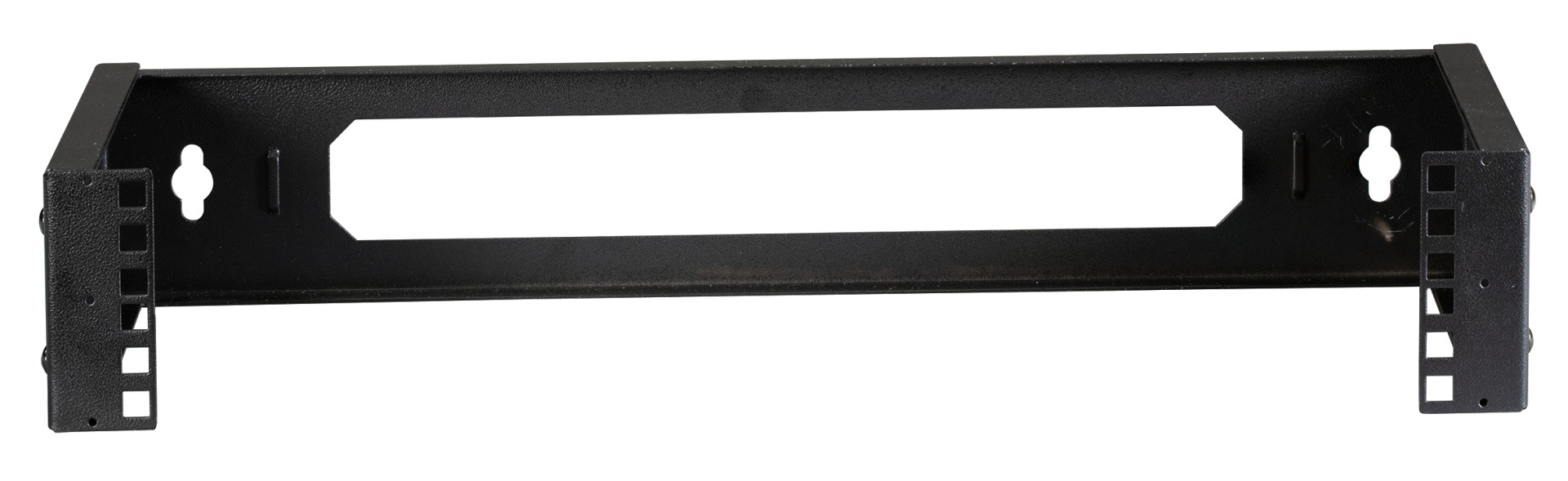 19" 2HE Wandgestell, tiefenv., RAL7035